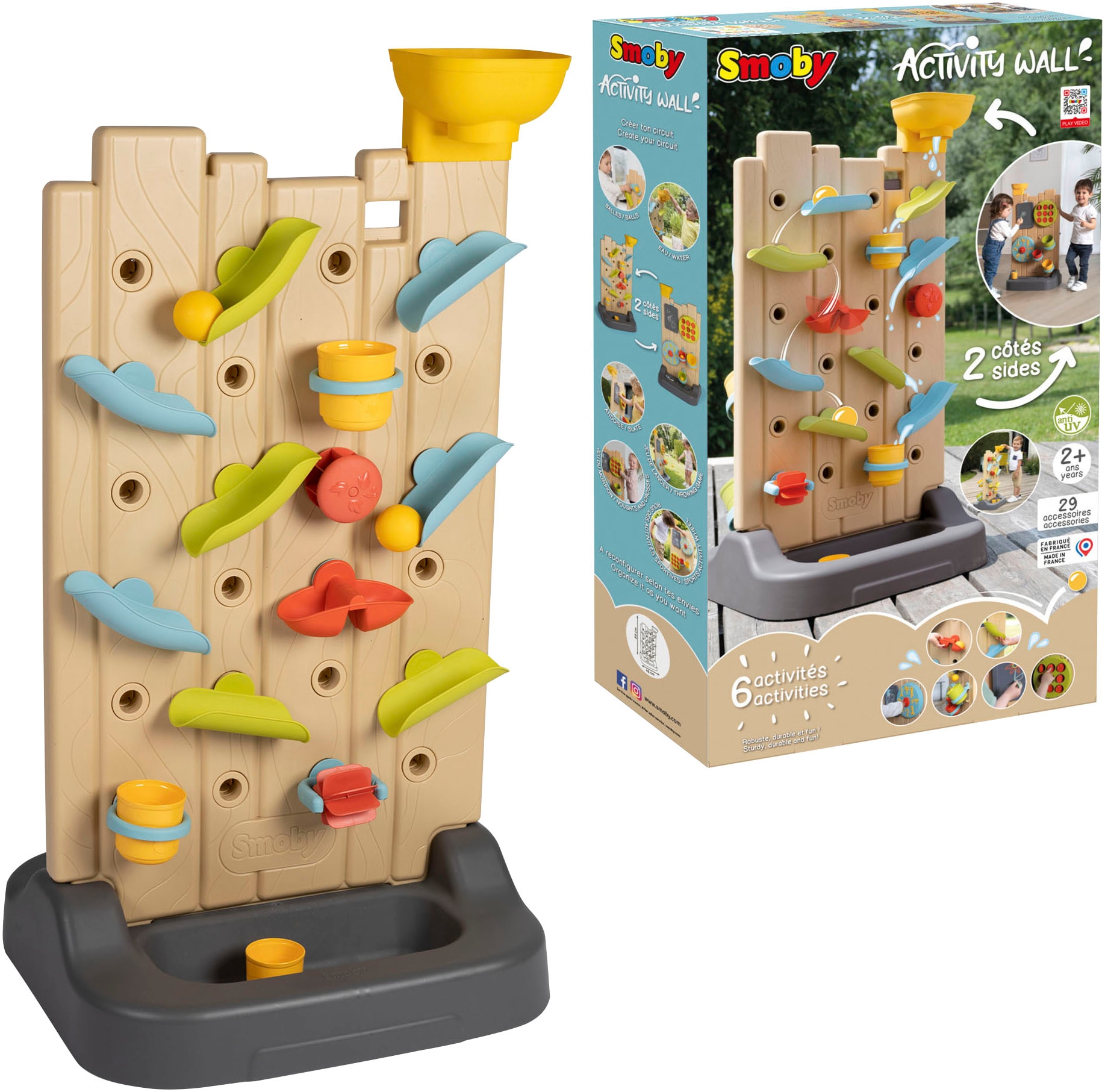 Smoby Spielcenter »Activity Wall 6-in-1« pag...
