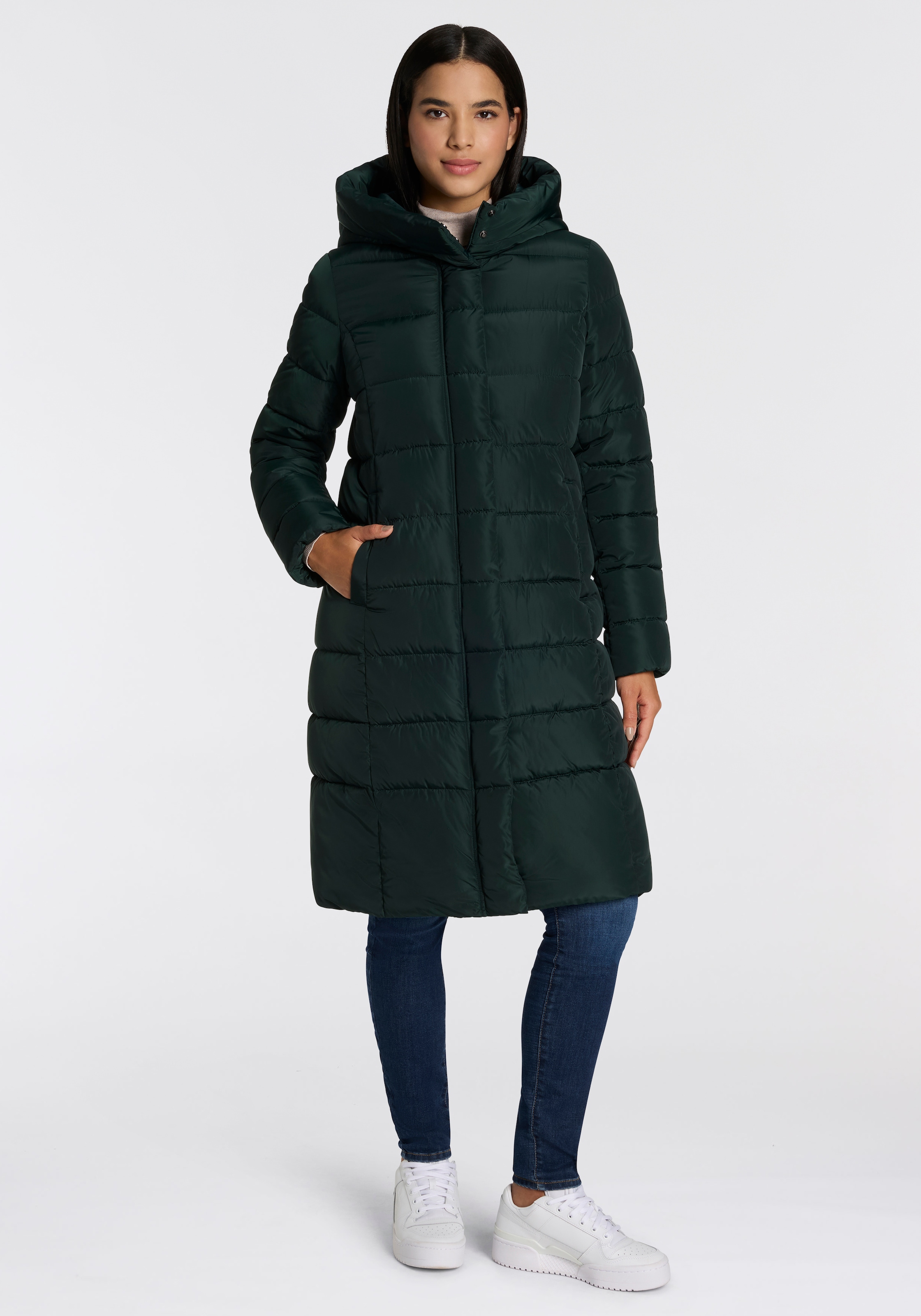 ONLY Steppmantel "ONLTINA – Puffermantel mit Premium-Füllung und verdecktem günstig online kaufen