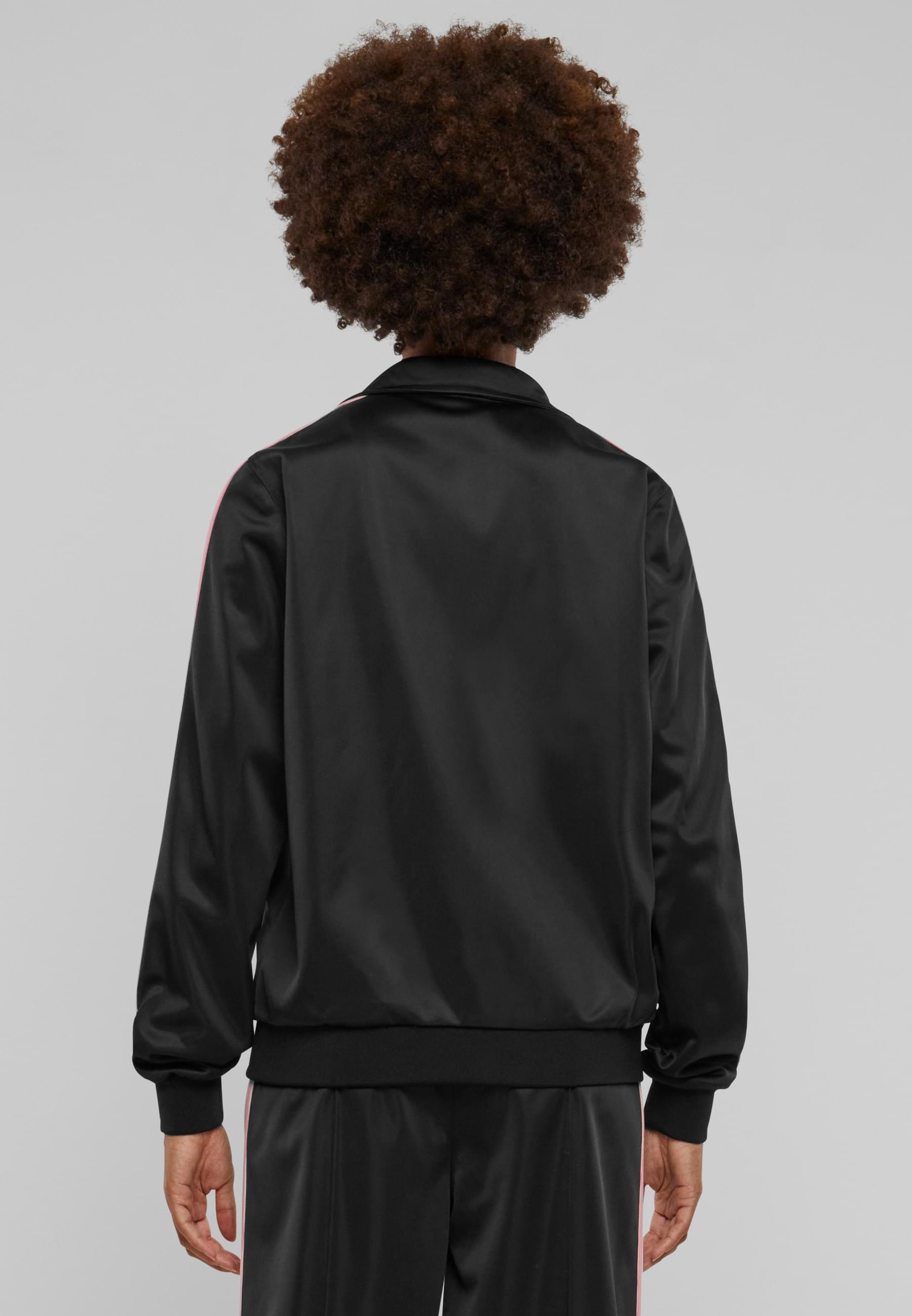 URBAN CLASSICS Trainingsjacke »Urban Classics Damen Ladies Retro Track Jacket«, (1 St.), ohne Kapuze