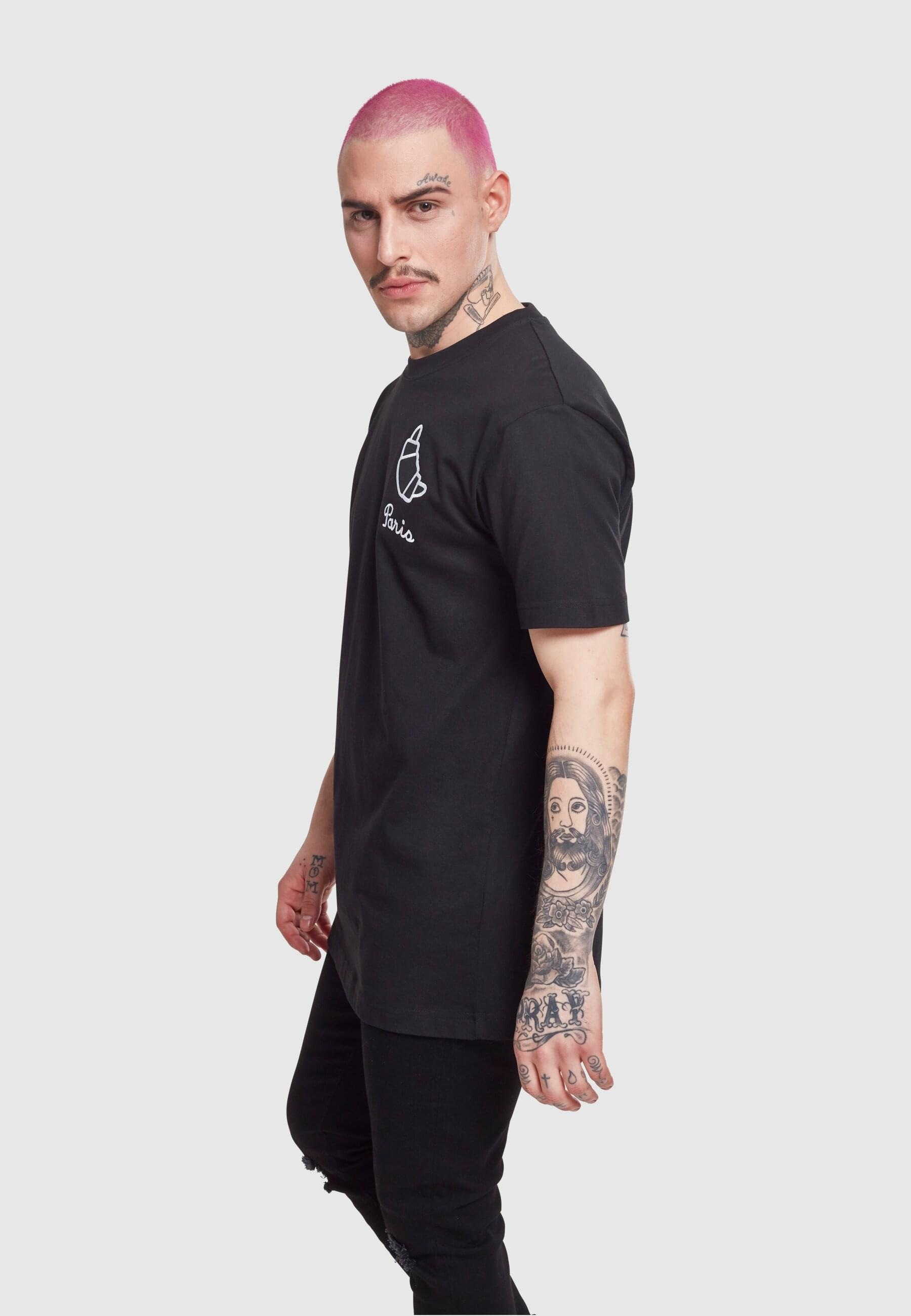 MisterTee T-Shirt »MisterTee Herren Paris Tee«, (1 tlg.)