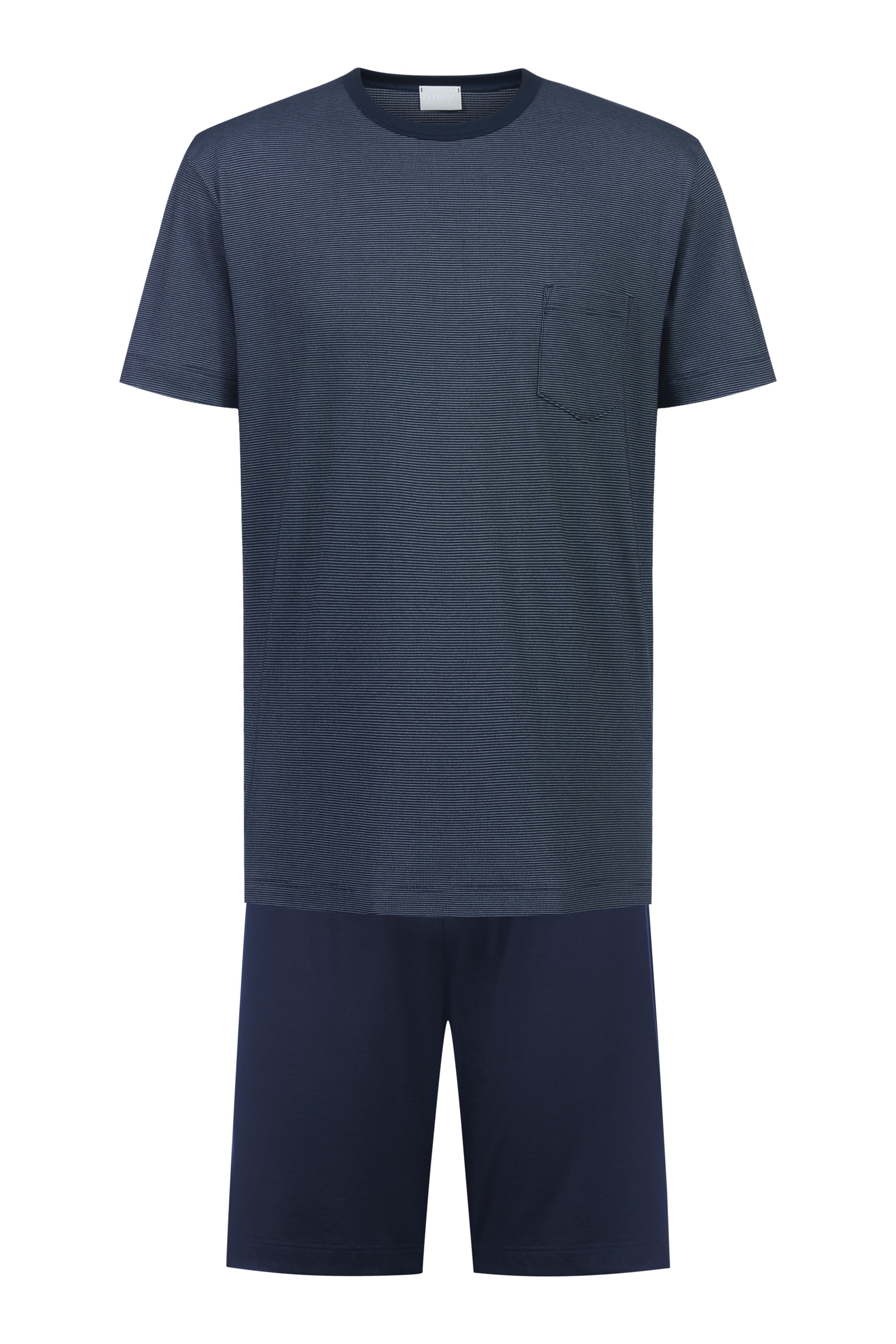 Mey Shorty »SERIE BENNISON«, (2 tlg.), Legere Passform, Oberteil geringelt, Komfortbund