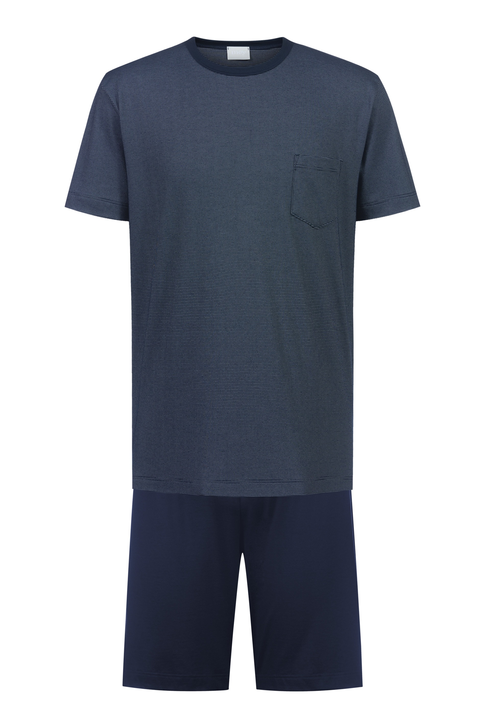 Mey Shorty "SERIE BENNISON", (2 tlg.), Legere Passform, Oberteil geringelt, günstig online kaufen
