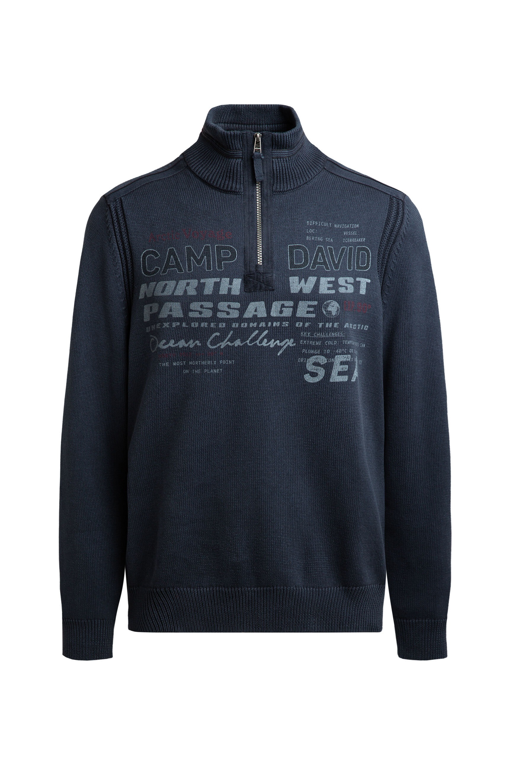 CAMP DAVID Troyer aus Baumwolle günstig online kaufen