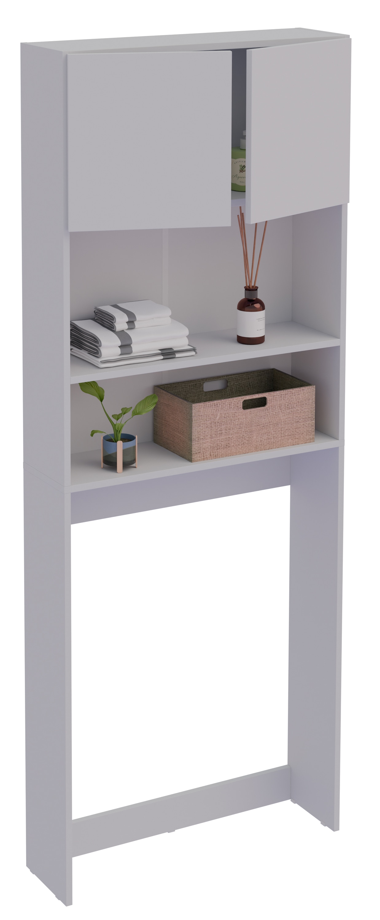 VCM Waschmaschinenumbauschrank "Holz Überbauschrank Waschmaschine Überbau Goralo" 1 Stk. tlg.
