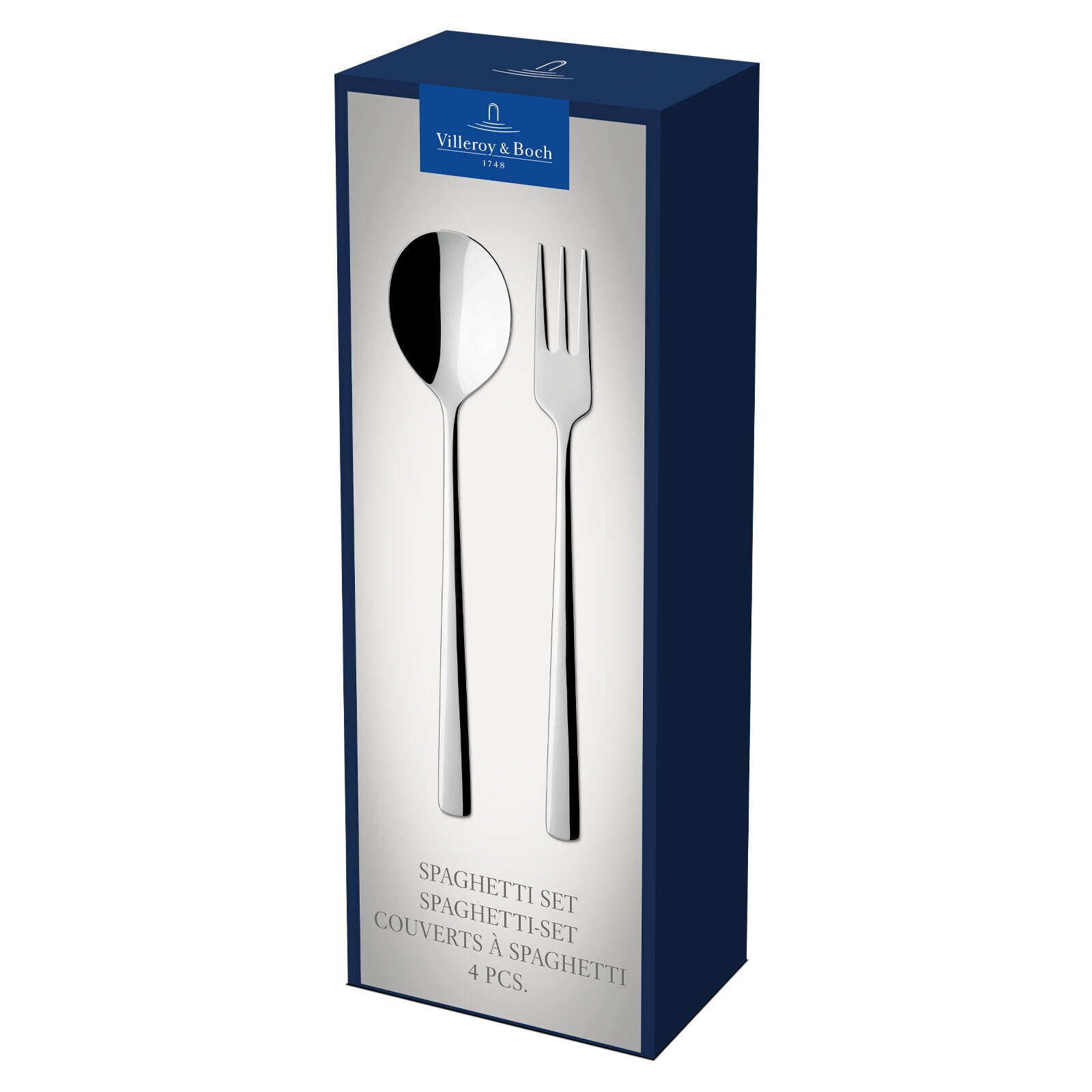 Villeroy & Boch Besteck-Set »Spaghetti Besteck-Set Daily Line 21,5 cm silber«