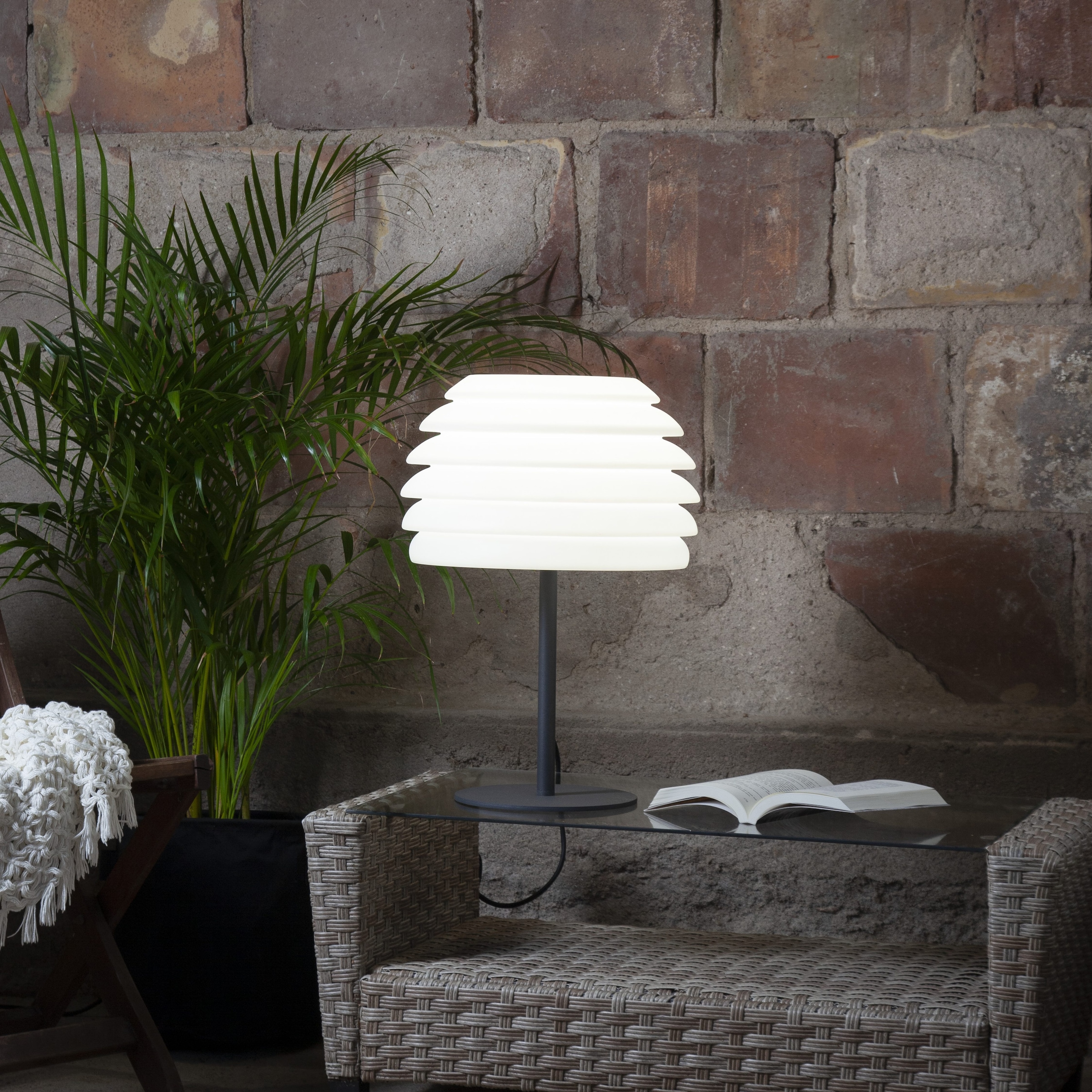 Parforce Traditional Hunting Außen-Stehlampe »Tischlampe Rhodos« E27 1 Stk. E27-Fassung für frei wählbares Leuchtmittel, max 40W, 3m Kabel, IP65