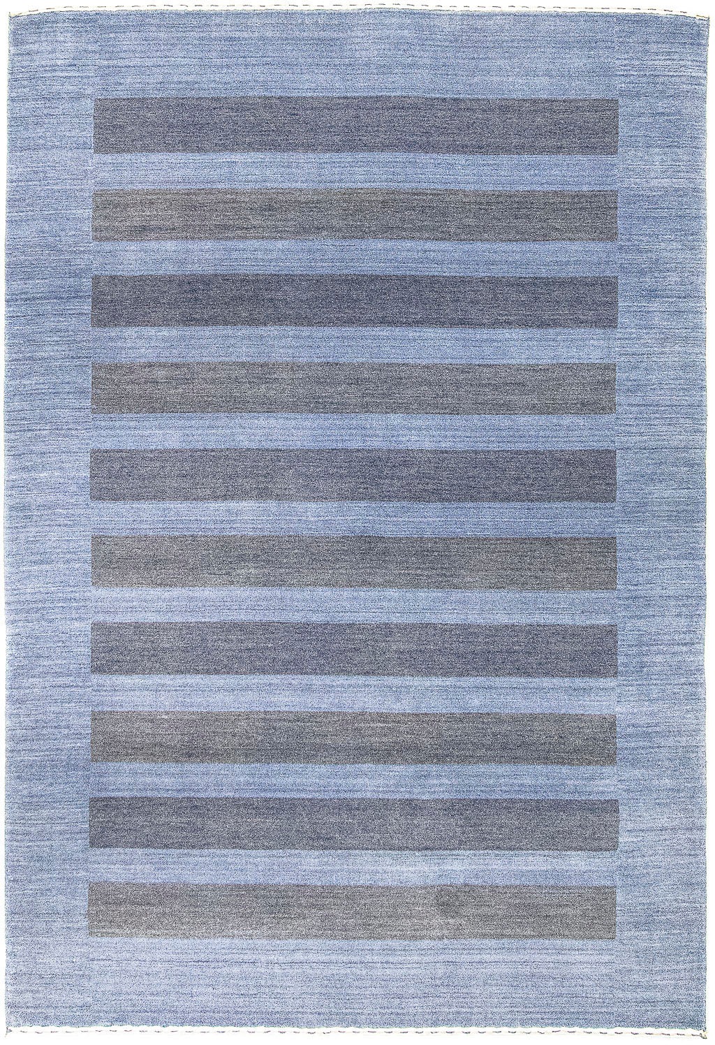 morgenland Wollteppich »Loribaft Teppich Stripy«, rechteckig, 14 mm Höhe, Kurzflor