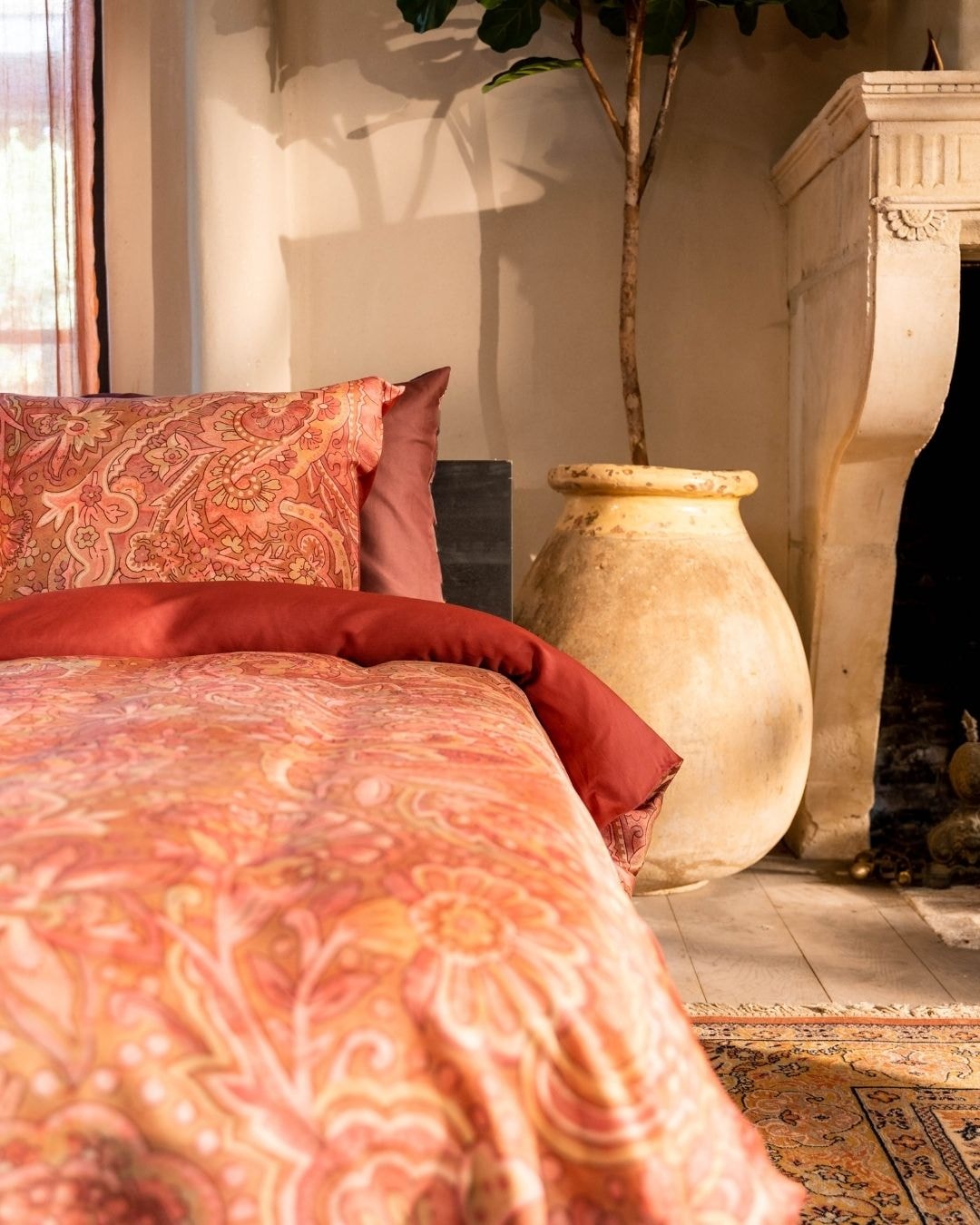 kayori Bettwäsche "Luay" 2 Stk. 100% reiner Bio-Baumwoll-Satin günstig online kaufen