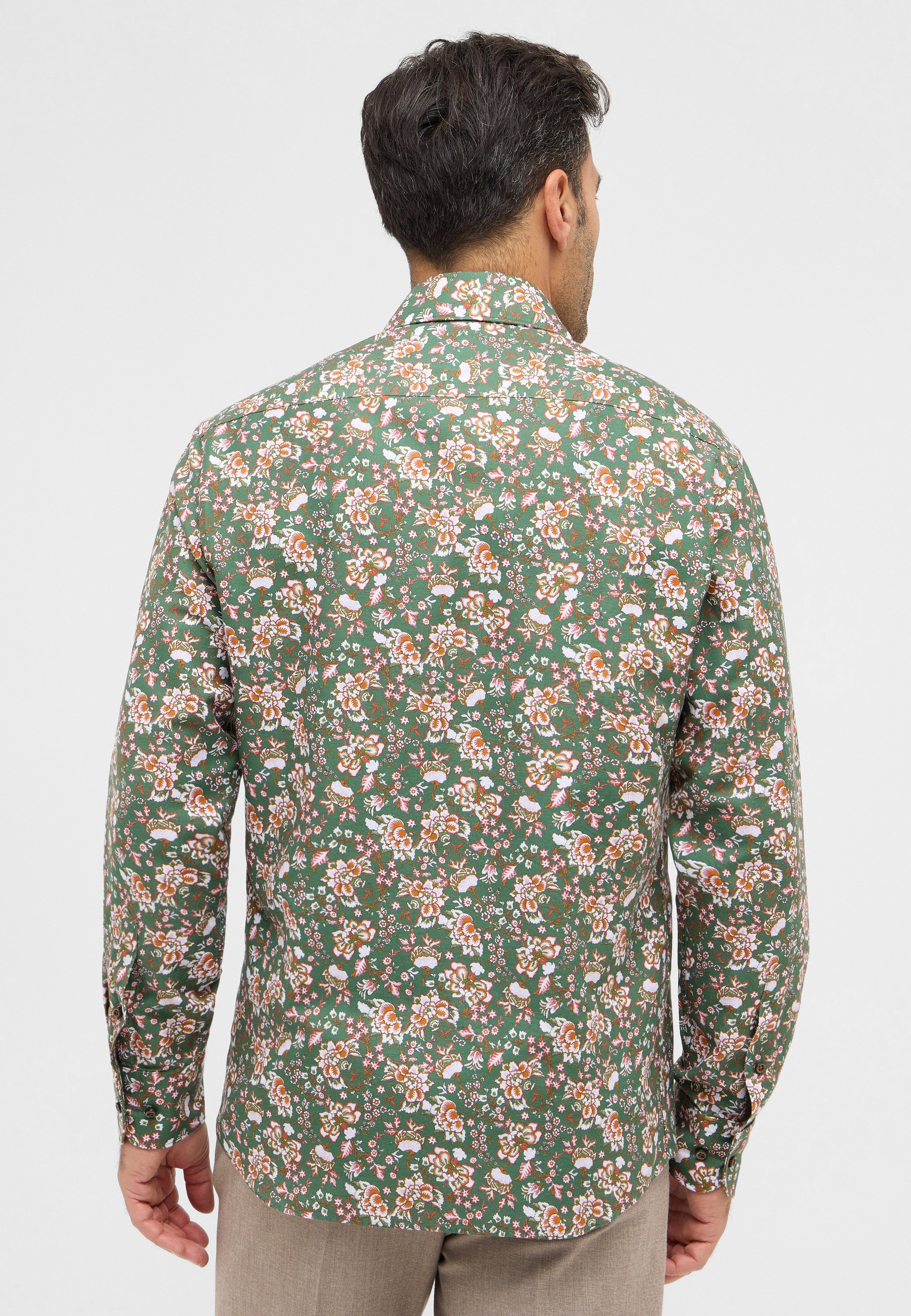 Eterna Langarmhemd »MODERN FIT« EASY IRON (bügelleicht)