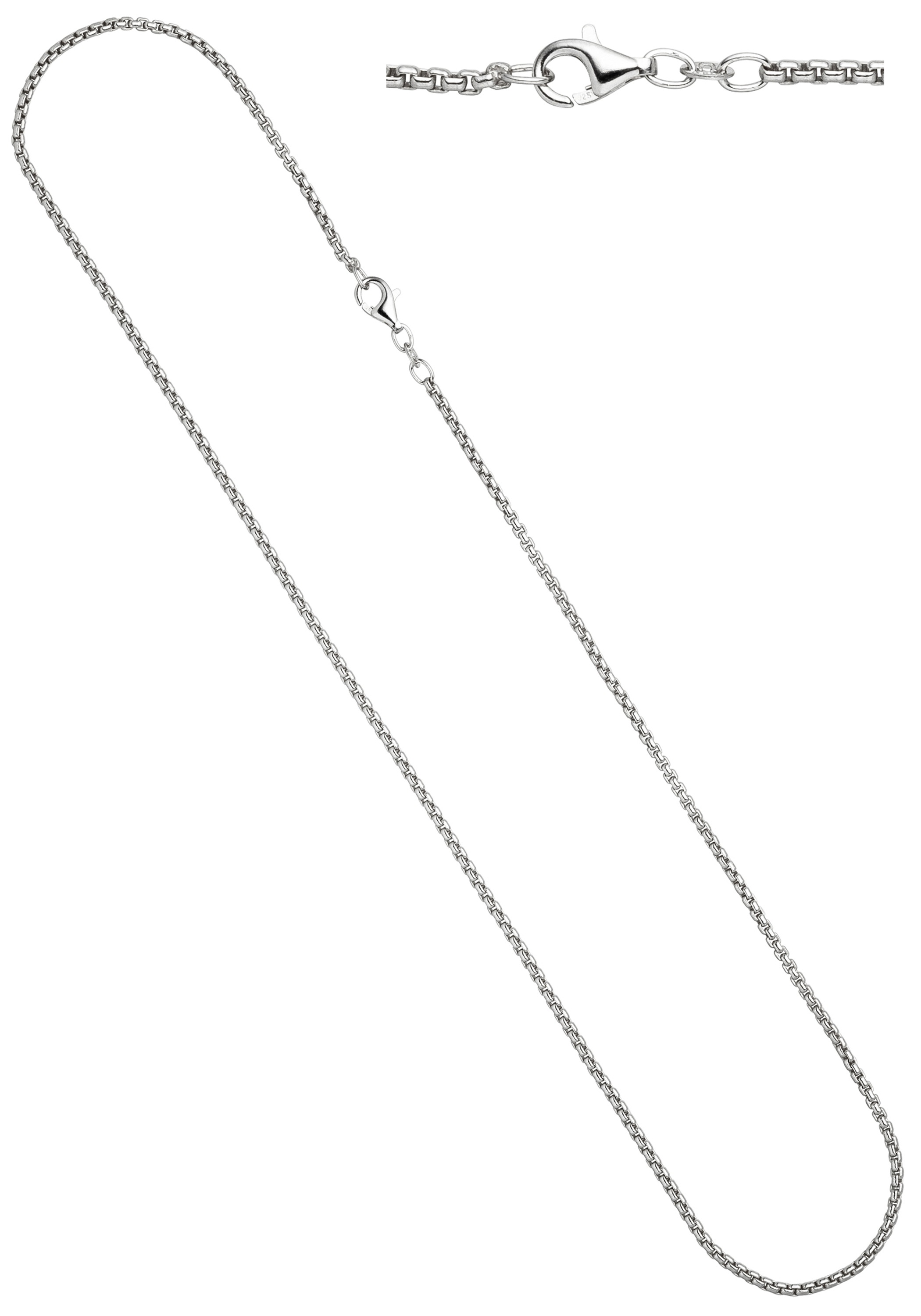 JOBO Silberkette Venezianerkette 925 Silber 50 cm 2,5 mm