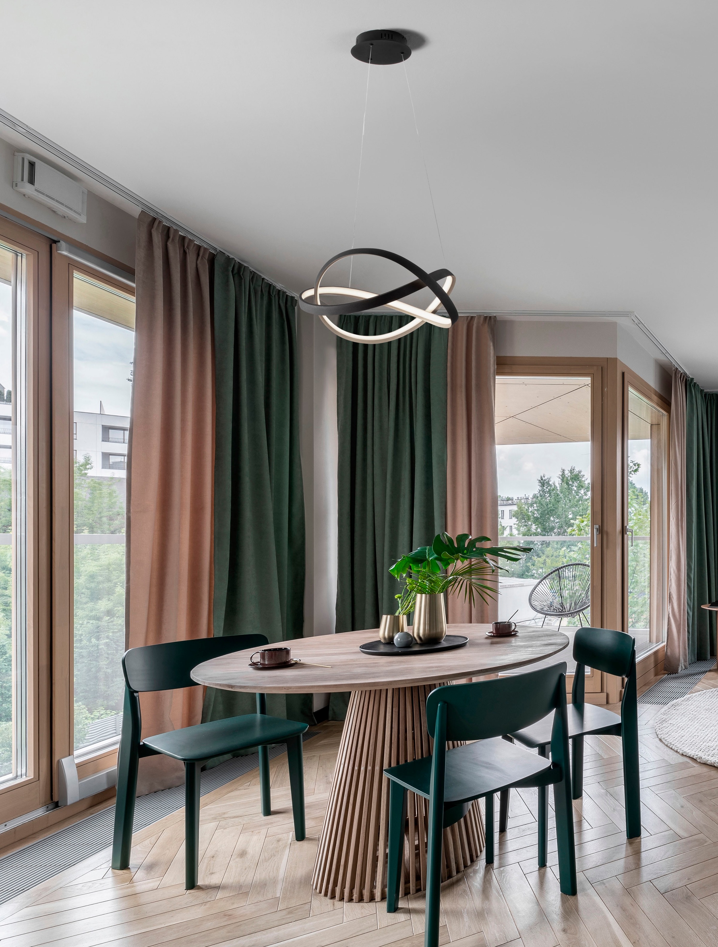 Nova Luce LED-Hängeleuchte »ODREY« LED-Modul 1 Stk. Warmweiß