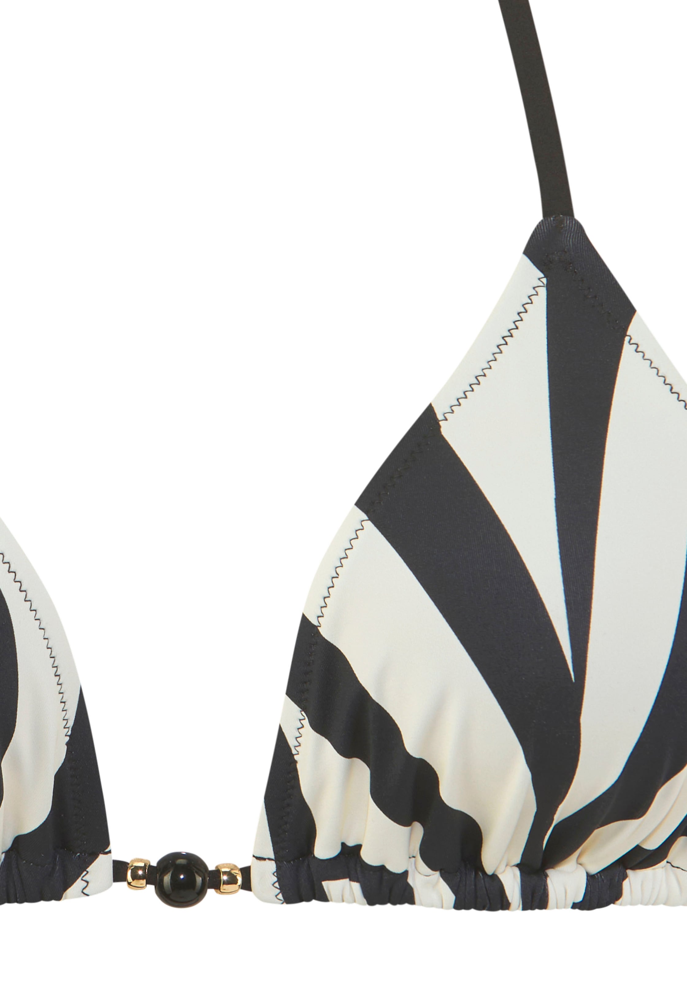 French Connection Triangel-Bikini »Louise«, Mit kontrast Zierperlen