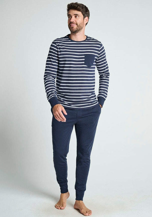 Pyjama »Cotton Nautical Stripe«, (Set, 2 tlg.)