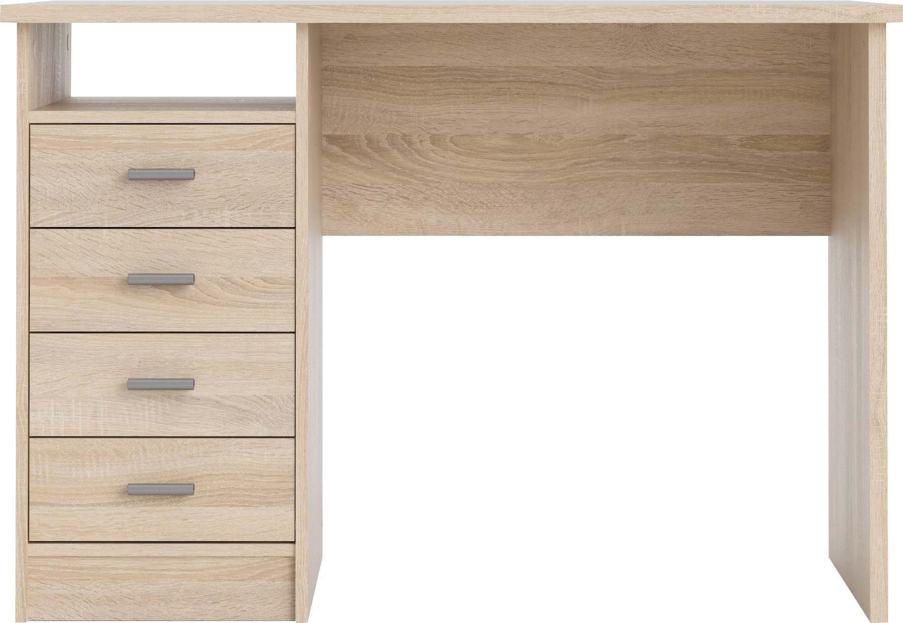 INOSIGN Schreibtisch »Function Plus, Arbeitstisch, Bürotisch«, mit 4 Schubladen, 1 offenes Fachbreite 110 cm