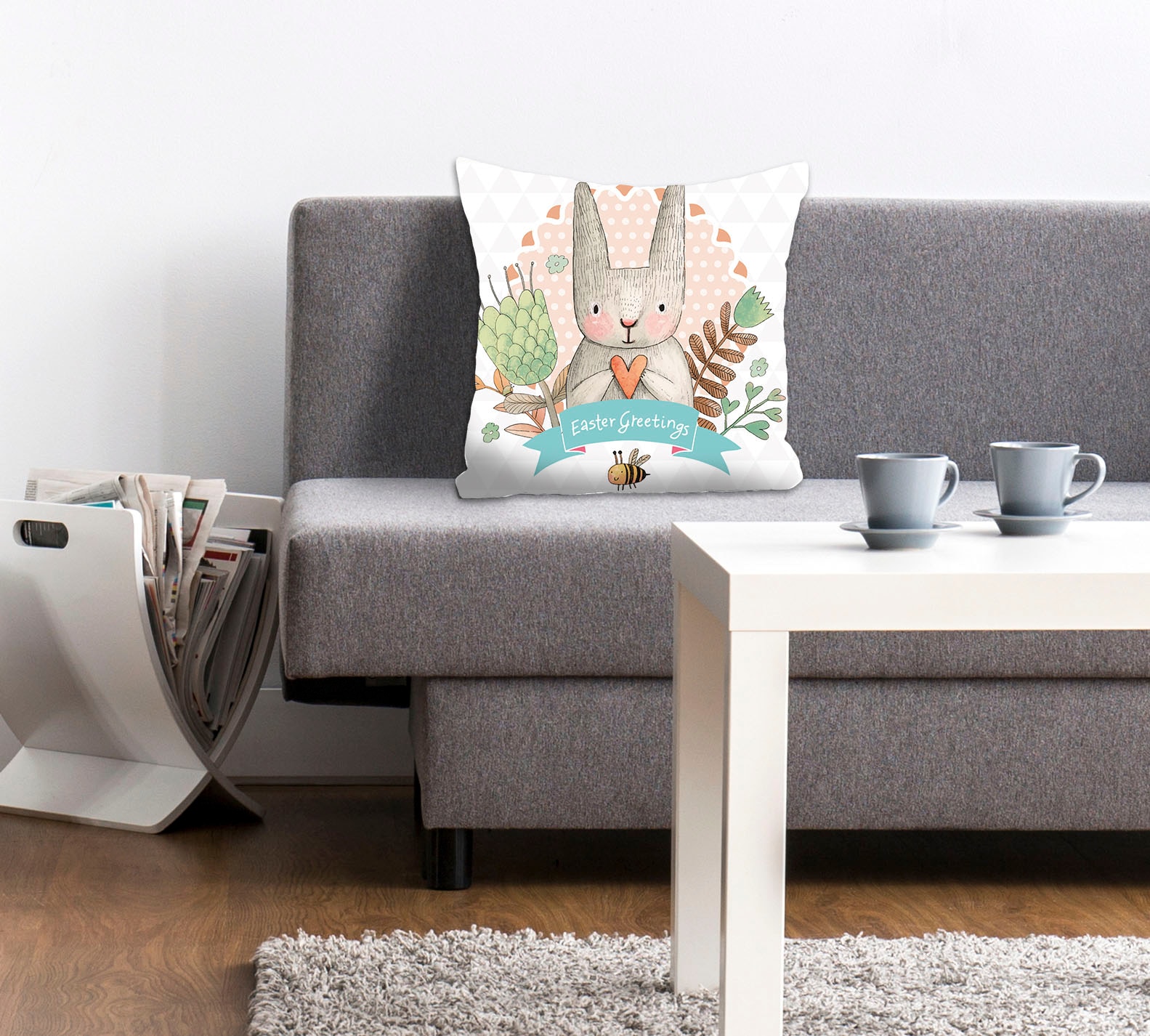 queence Dekokissen "Phoebe" Mit Easter Greetings günstig online kaufen