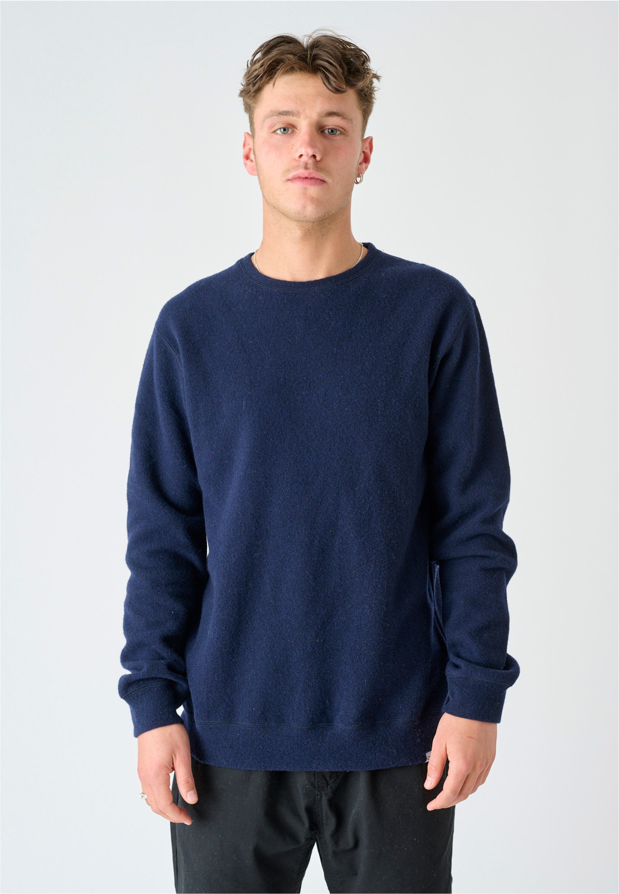Cleptomanicx Sweatshirt »Noitch«, aus gebondeter Wolle 
