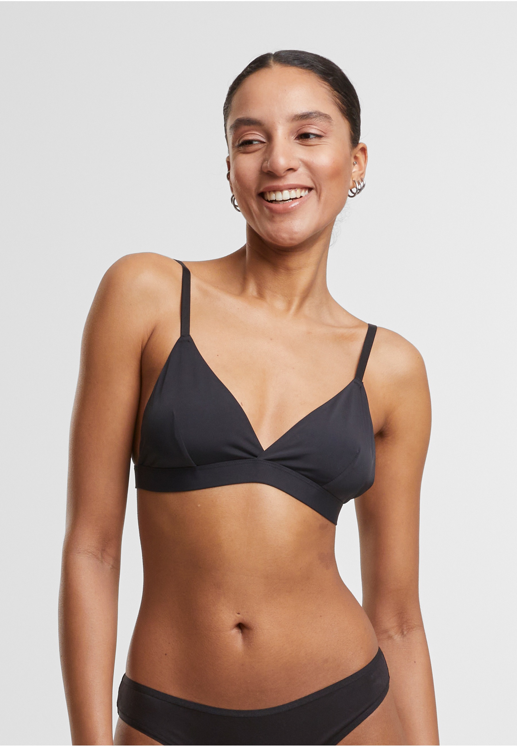 URBAN CLASSICS Sport-BH »Urban Classics Ladies Basic unpadded Bra 2-Pack«