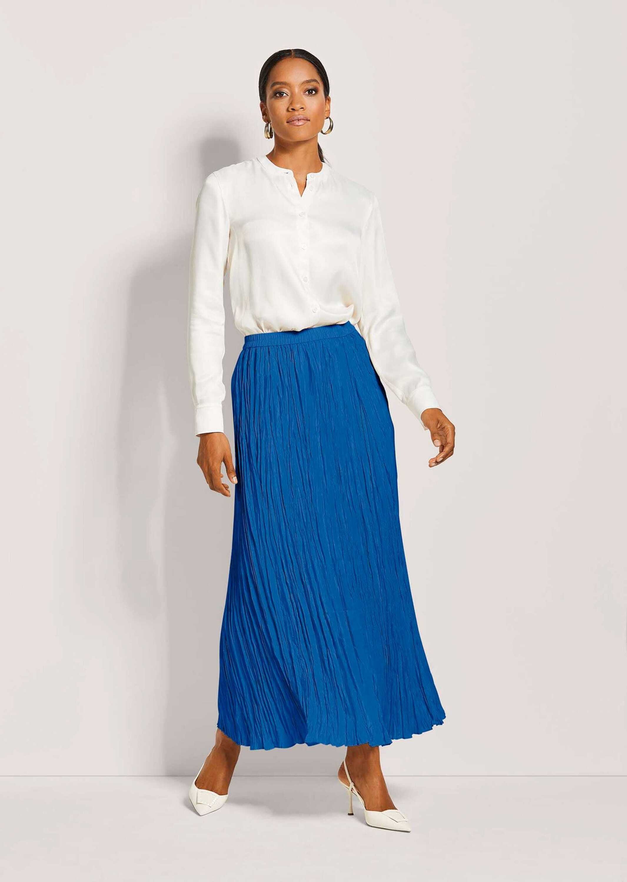 MADELEINE Midirock "Plisseerock Maxi-Rock mit Crash-Plissee" günstig online kaufen