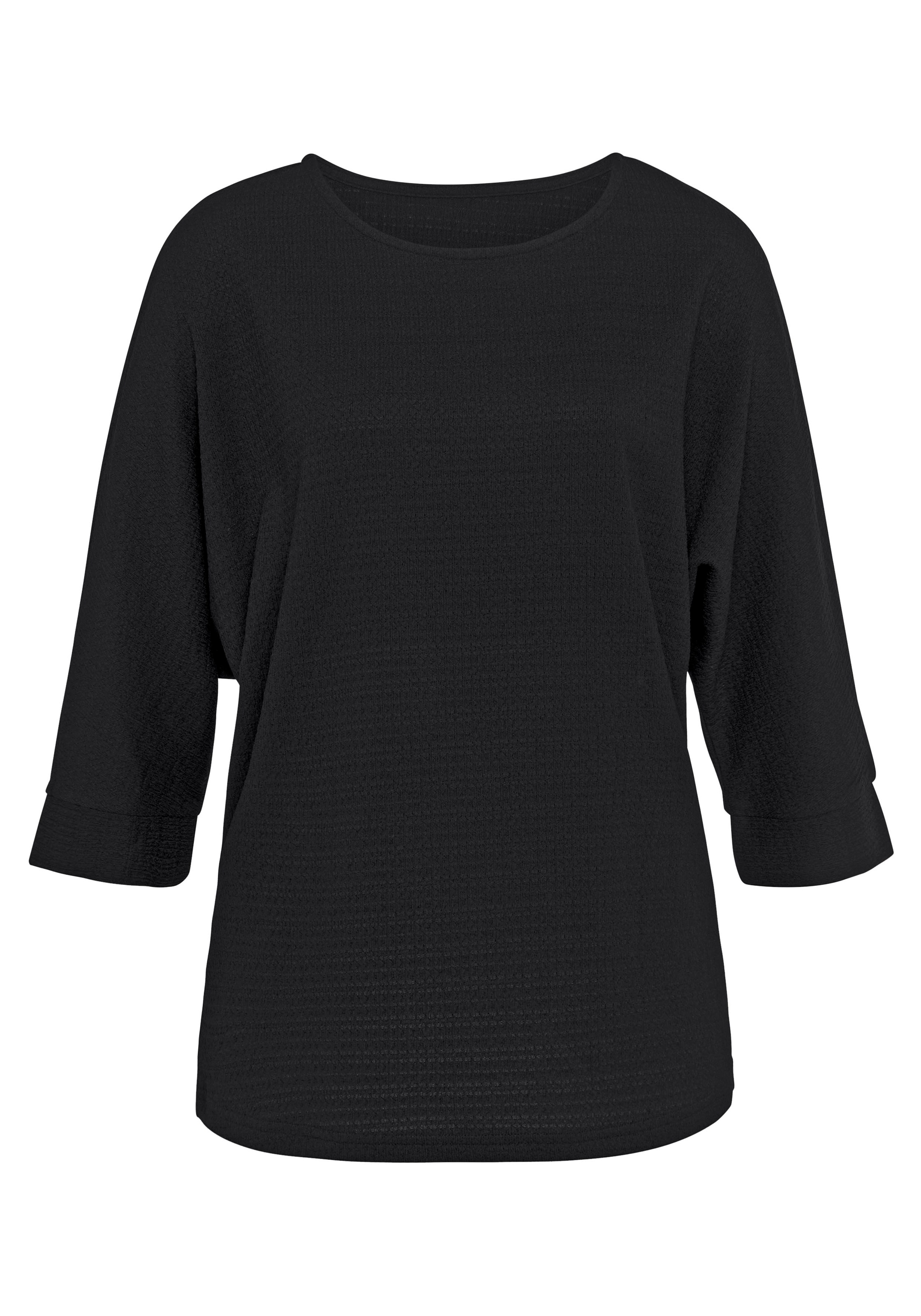 Vivance 3/4-Arm-Shirt "aus bügelfreier Crêpe-Qualität" günstig online kaufen