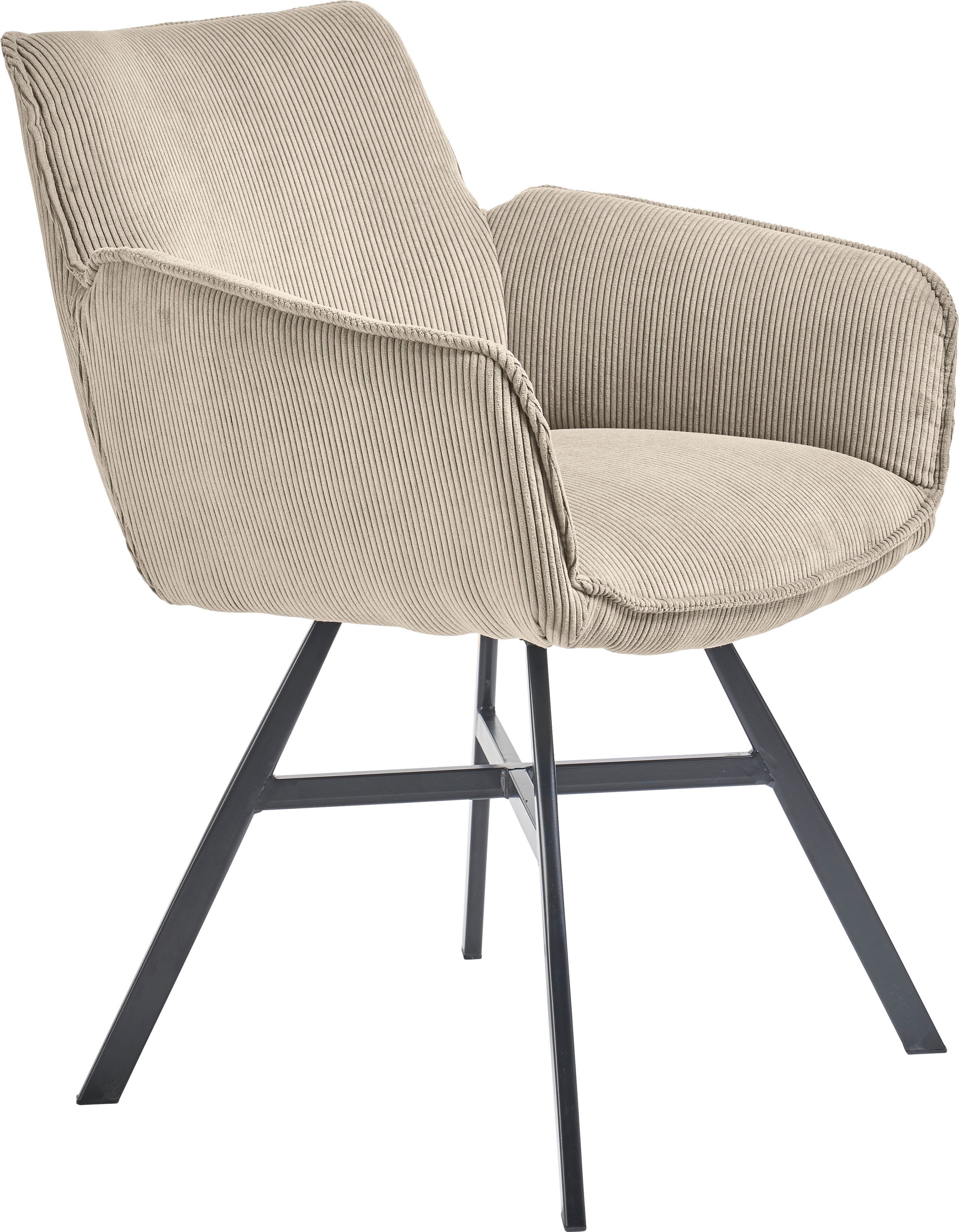 set one by Musterring Armlehnstuhl "Frisco" () 2er Set, 4-Fußgestell, Sitzh günstig online kaufen