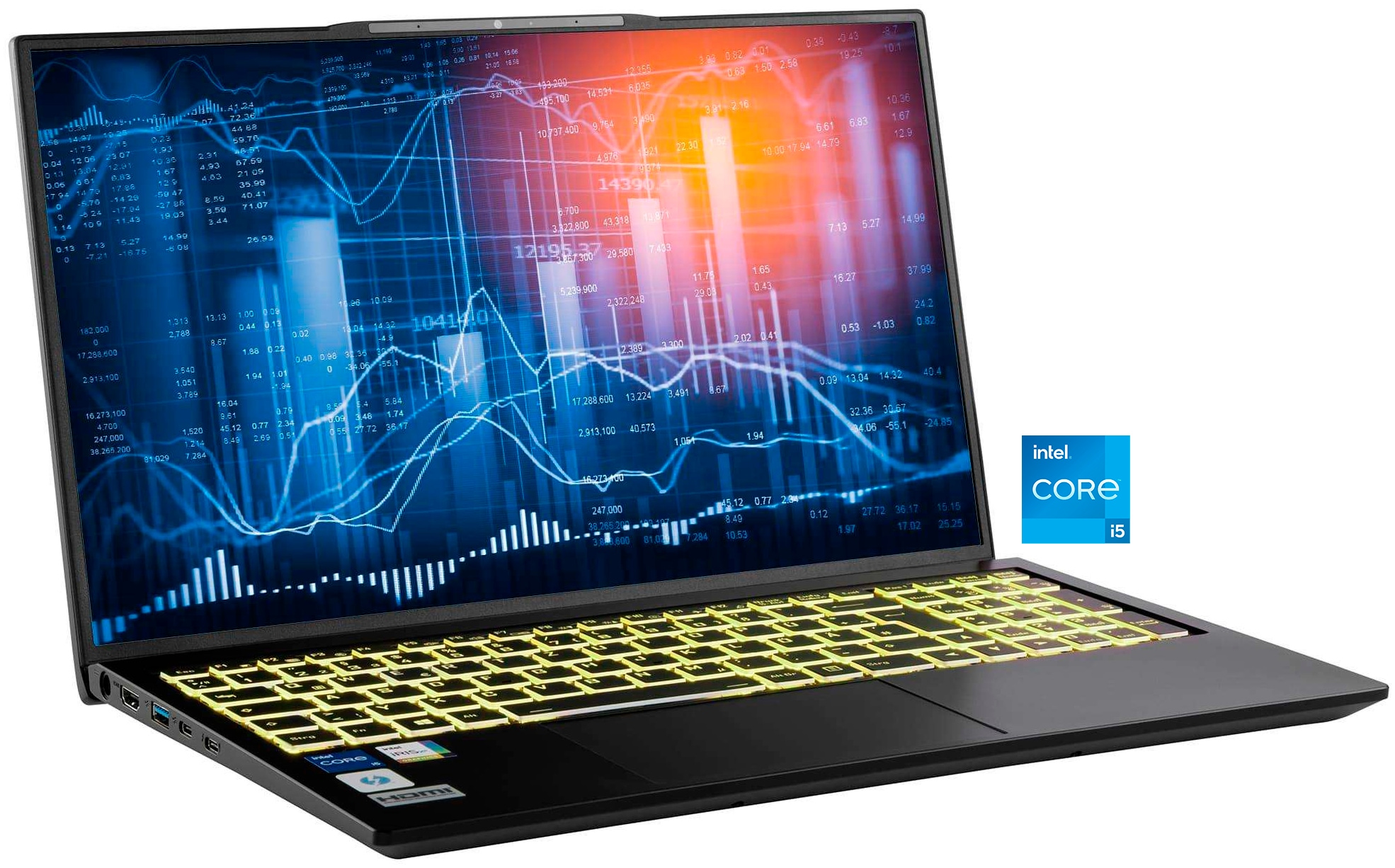 CAPTIVA Business-Notebook "Business/Office I10-1410GE", silberfarben, 16 GB RAM 1.000 GB SSD, Core i5, ohne Betriebssystem, Notebooks