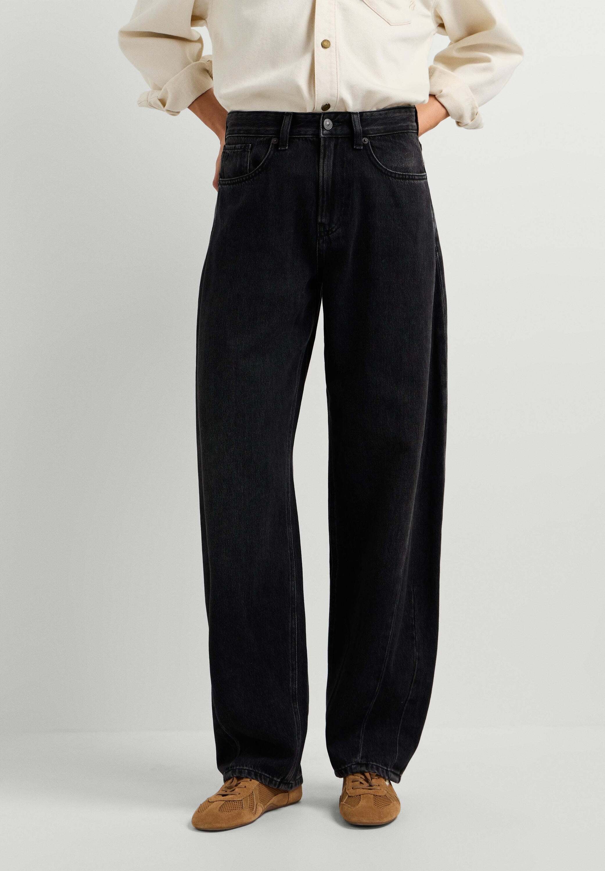 Pepe Jeans Haremsjeans »balloon fit jeans BOW MW BALLOON BLACK WASHED«