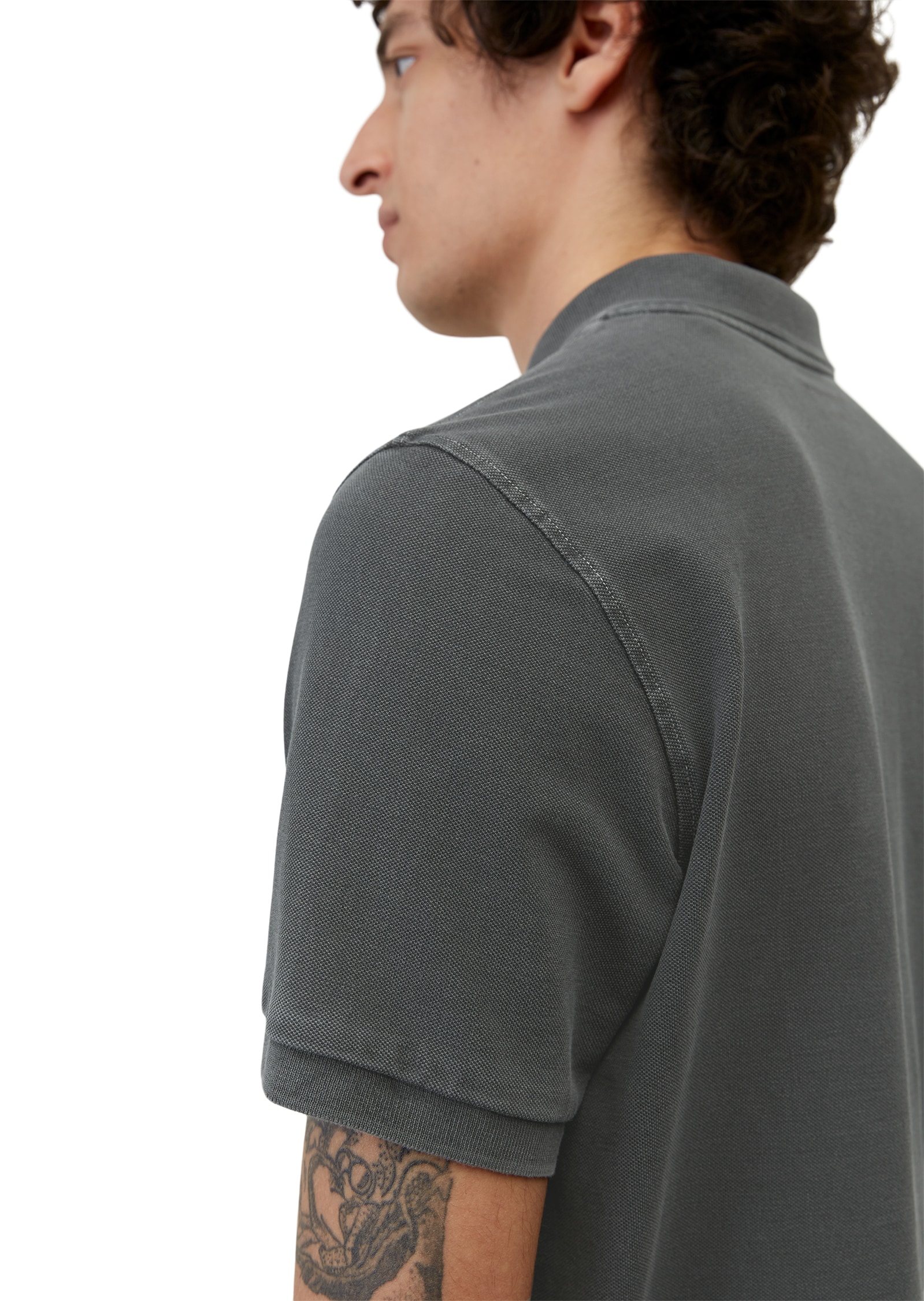 Marc O'Polo Poloshirt mit dezenter Logostickerei