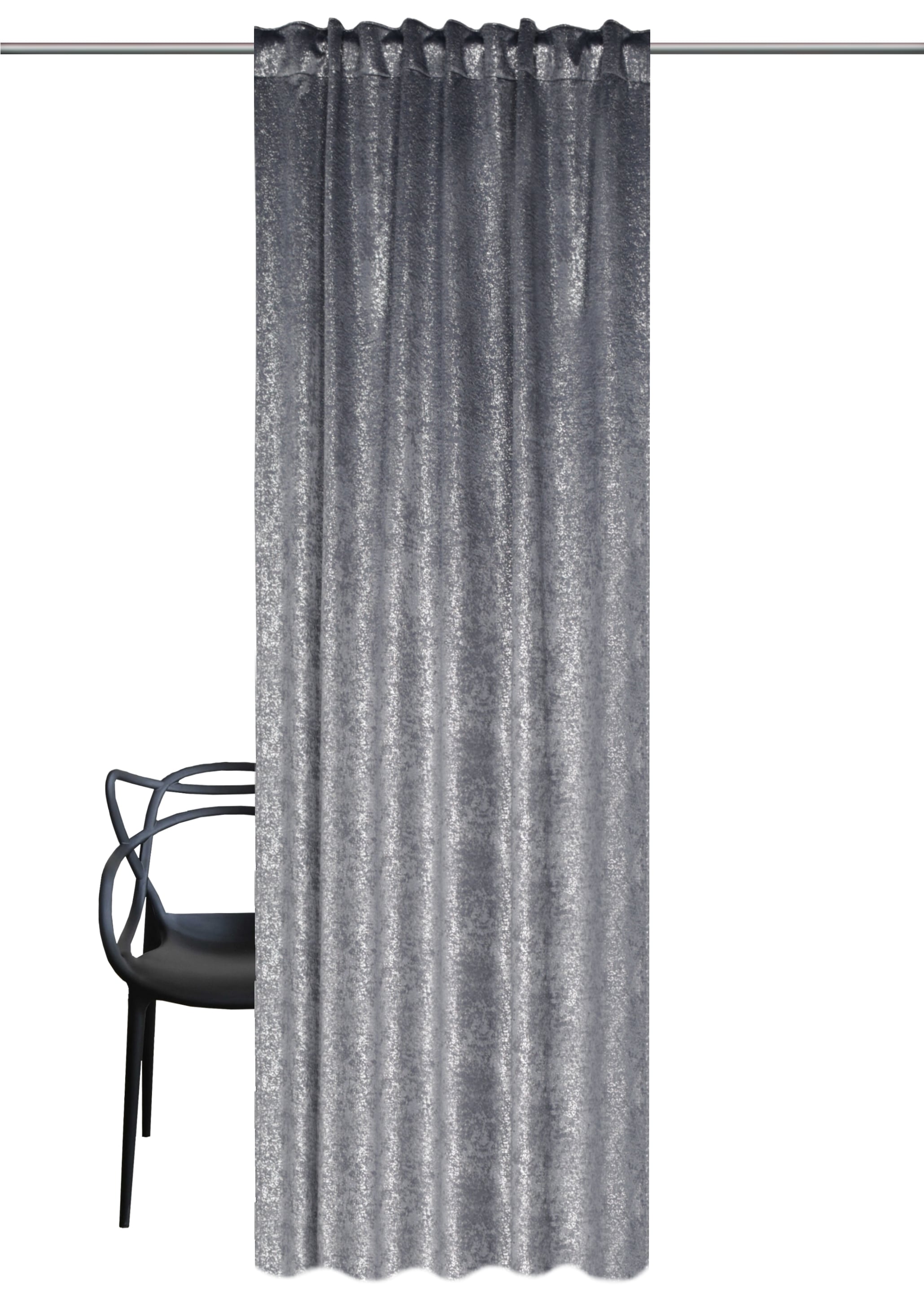 HOME WOHNIDEEN Gardine »SUELA« Multifunktionsband 1 Stk. tlg. THERMOSCHAL, SUEDE, FOLIENDRUCK