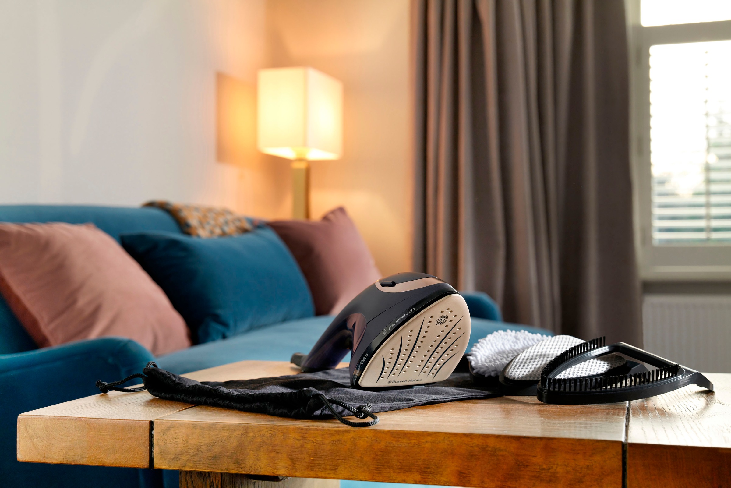 RUSSELL HOBBS Dampfbürste "28370-56 Steam Genie" 1700 W 2 in 1 Dampfbürste günstig online kaufen