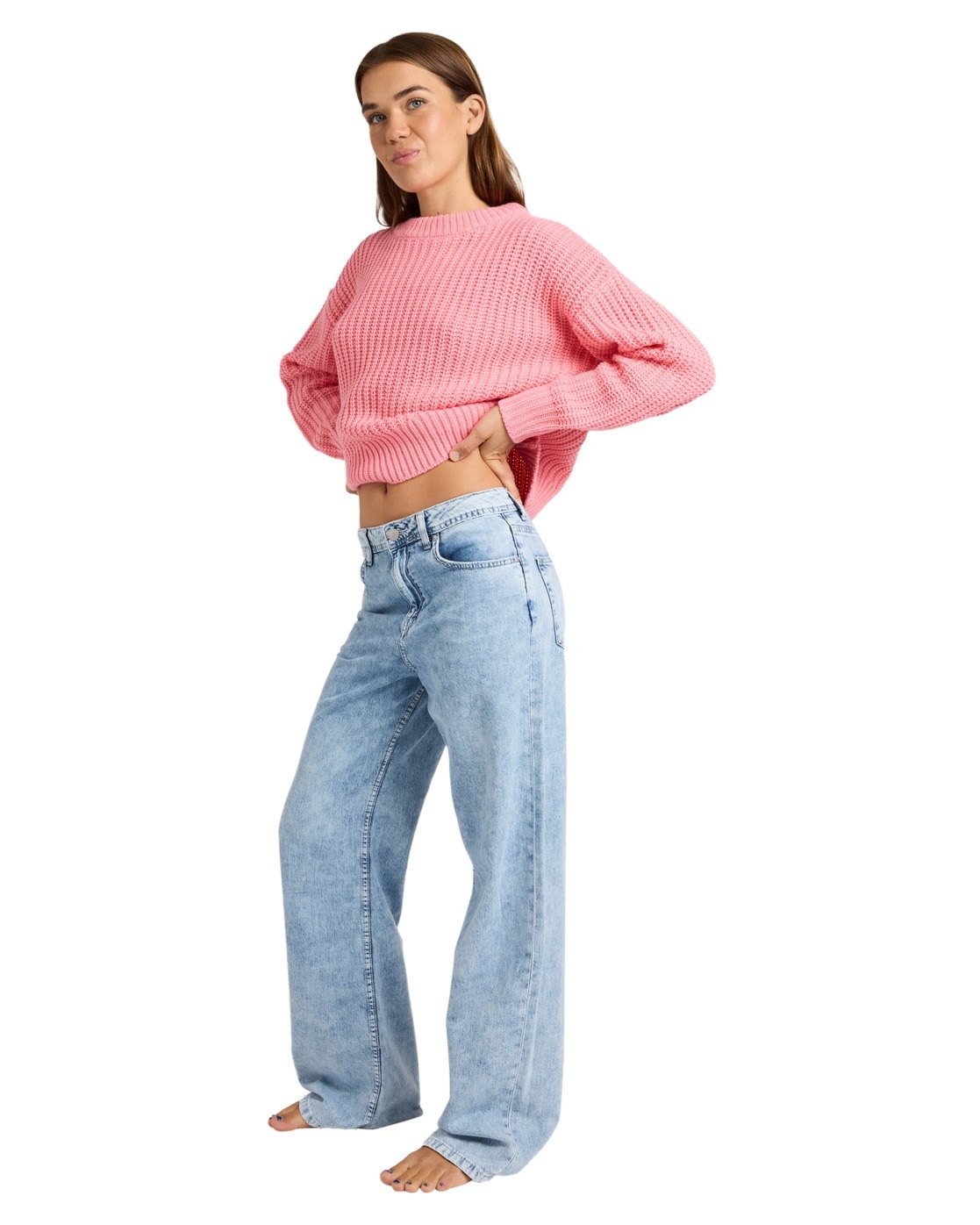 Roxy Loose-fit-Jeans »Dawn Patrol Mid Sunbleached«
