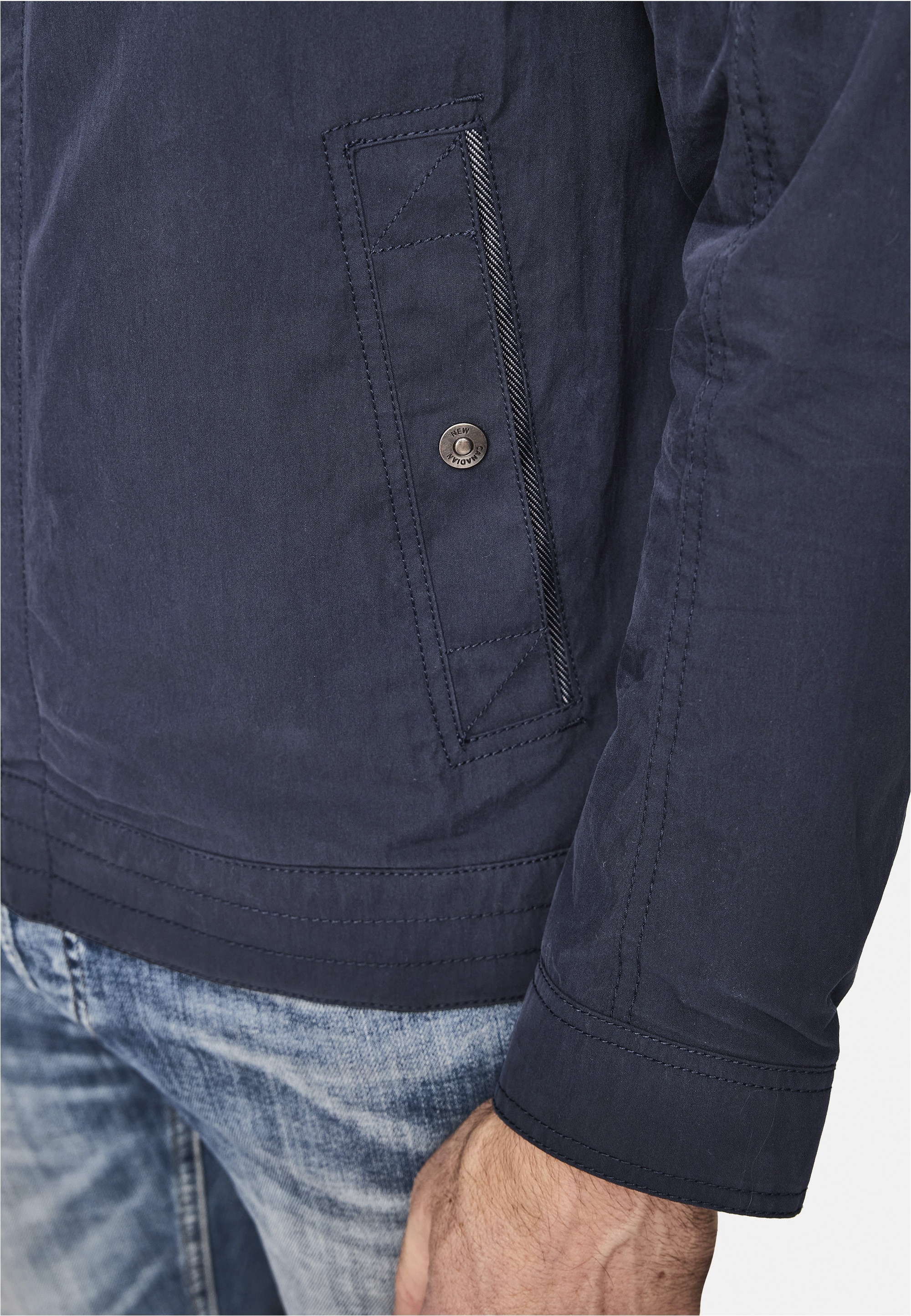 New Canadian Outdoorjacke »COTTON-MIX«, (1 St.), mit angenehmem Netzfutter