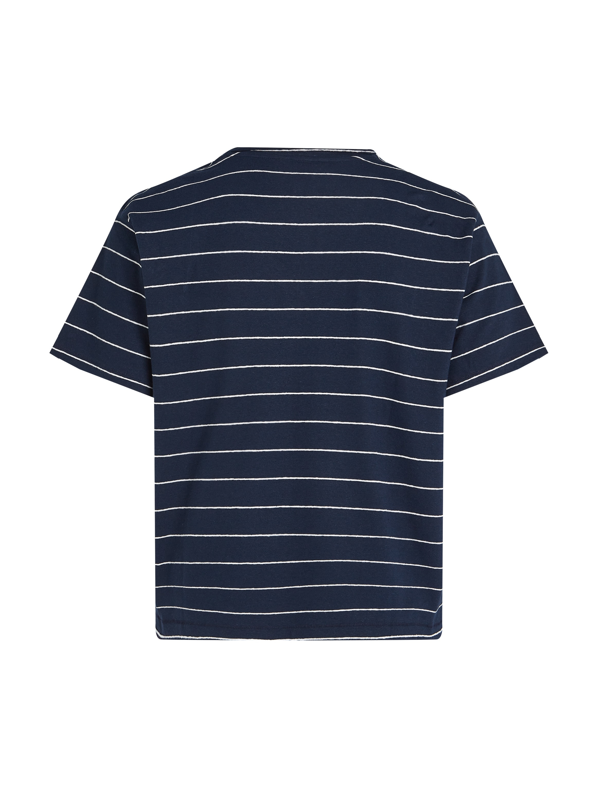 Tommy Hilfiger Curve V-Shirt »CRV MODERN CO LINEN V-NK SS«, in Großen Größen