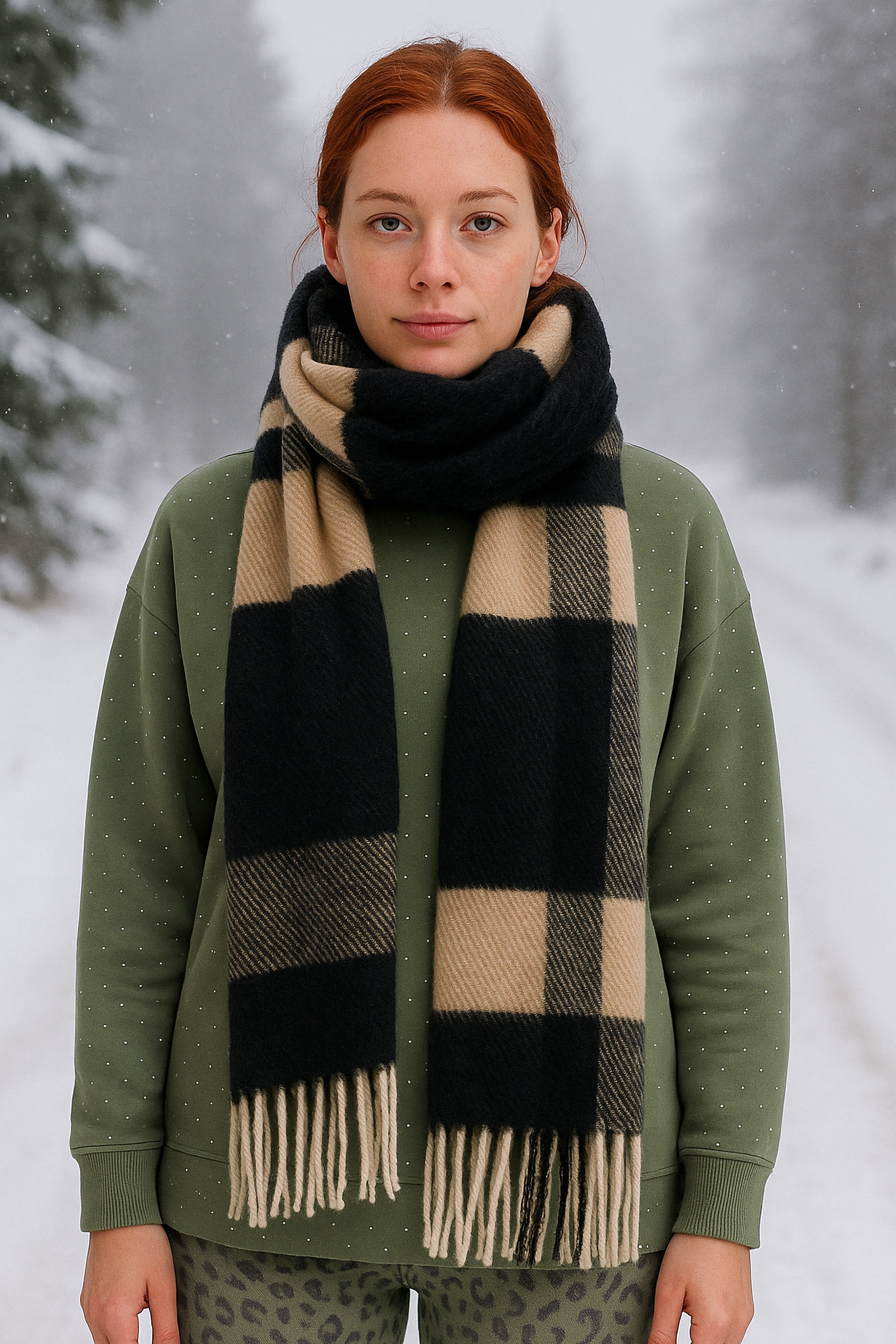 COLLEZIONE ALESSANDRO Modeschal »SuperSofty«, 1 Stk. mit Karomuster, elegant und warm