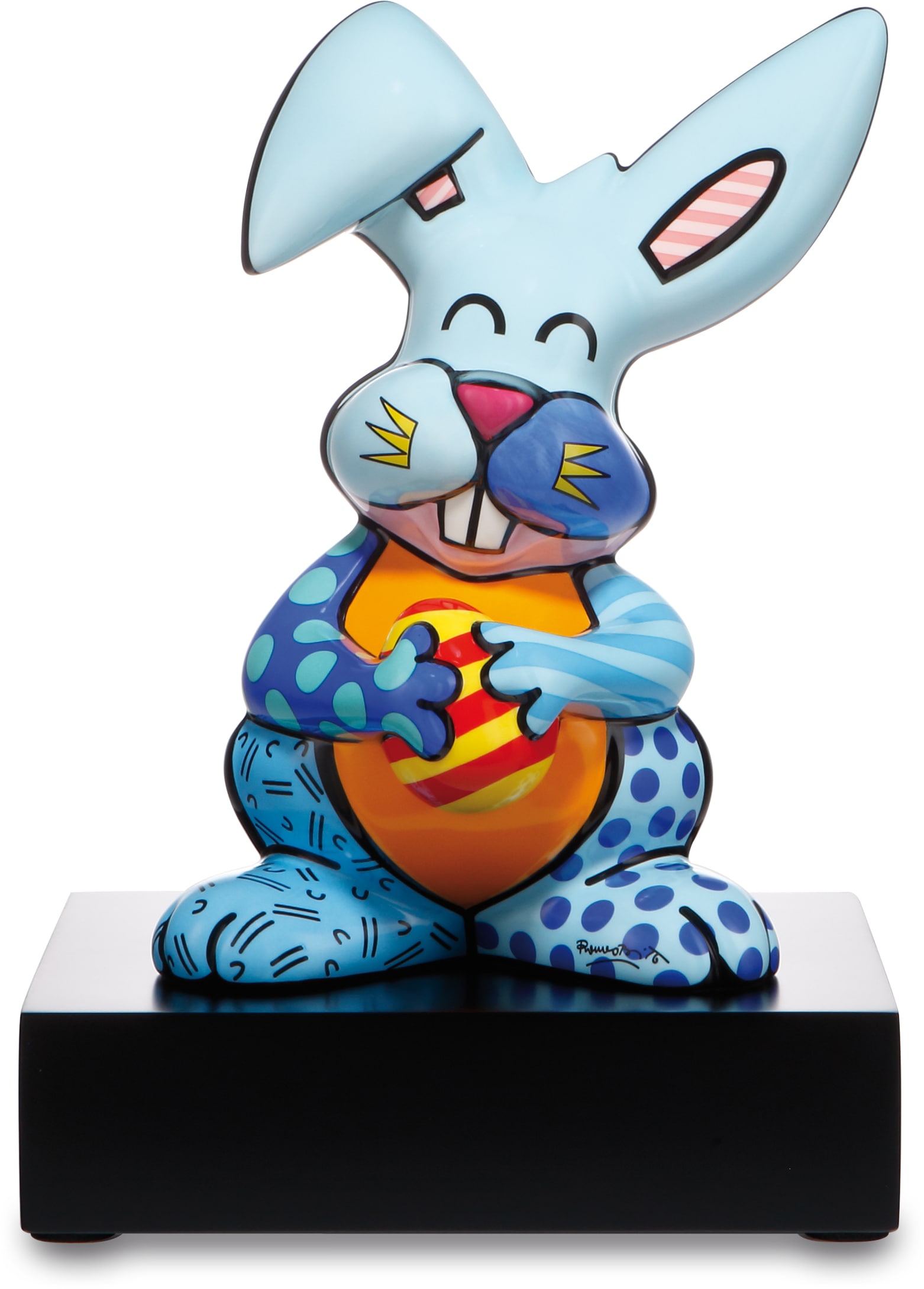 Goebel Sammelfigur "Figur Romero Britto - "Blue Rabbit""