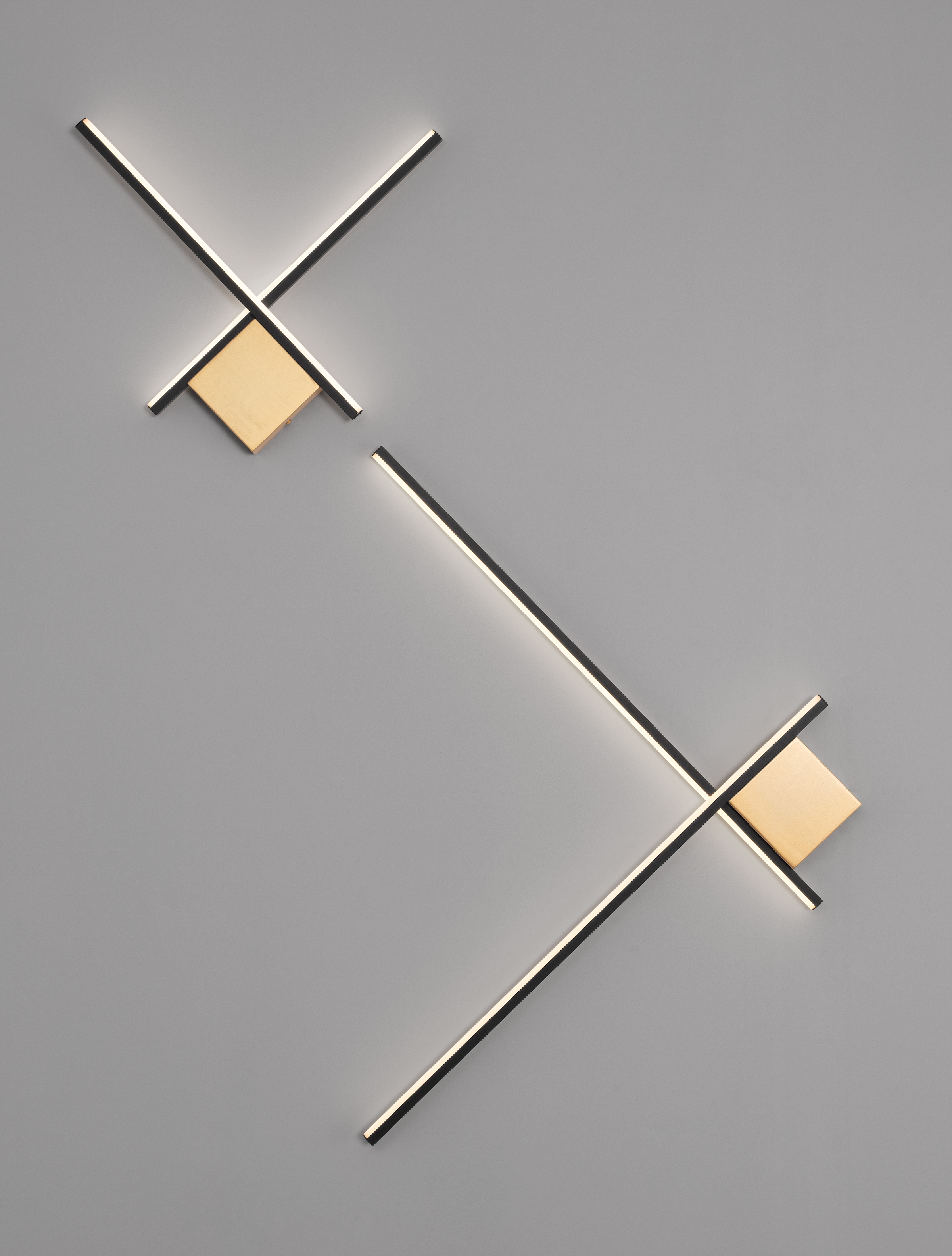 Nova Luce Wandleuchte »CROSS«, 2 flammig