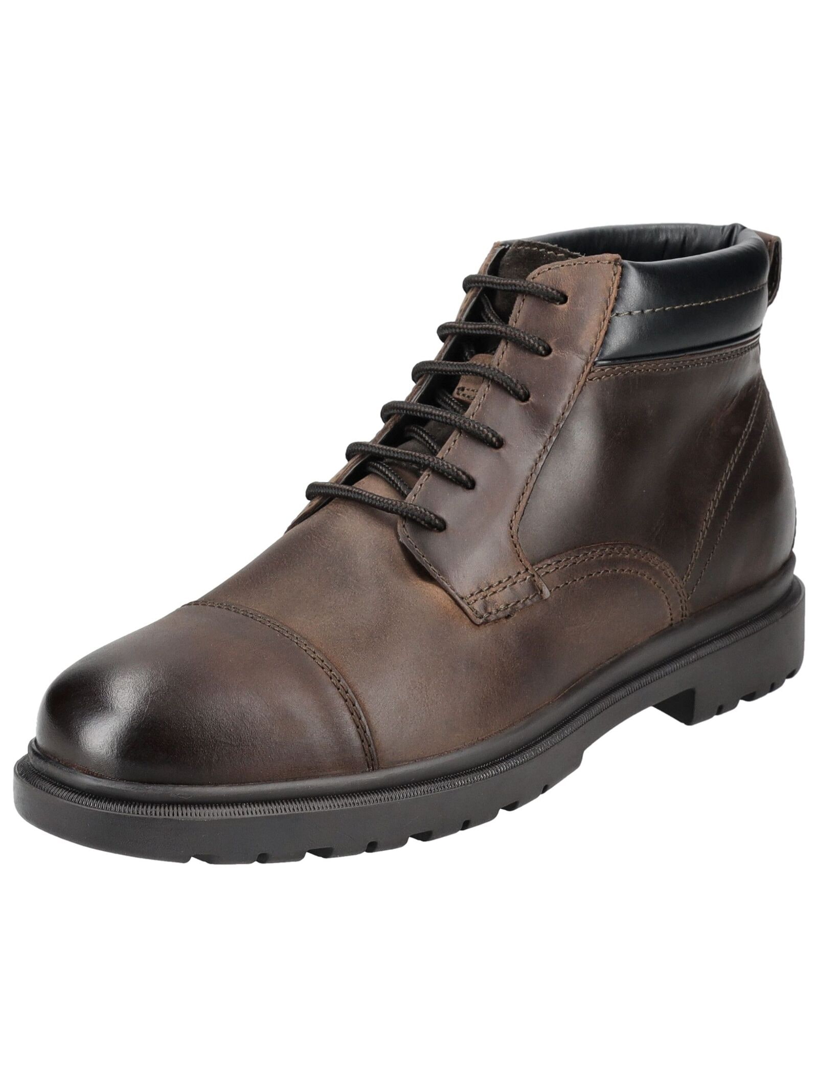Geox Schnürstiefelette "Geox Stiefelette Leder/Synthetik" günstig online kaufen