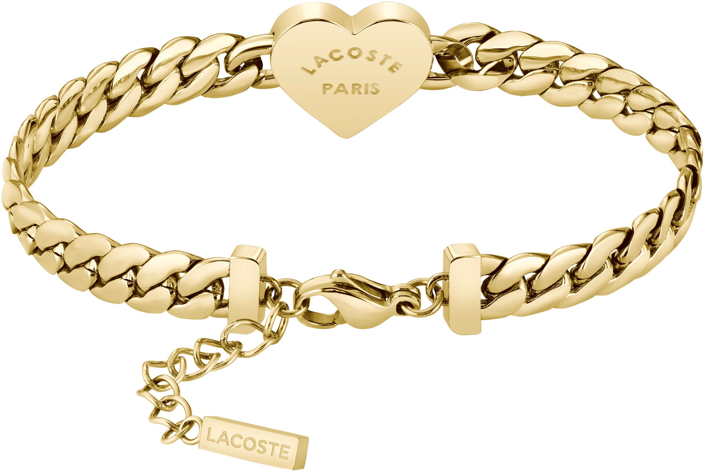 Lacoste Panzerarmband »LOVE MY CROC, Herz, 2040464«