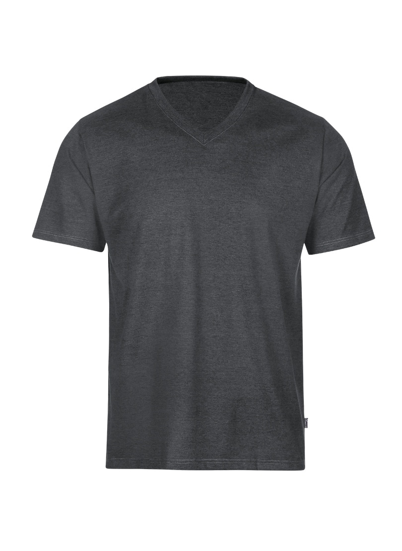 T-Shirt »TRIGEMA V-Shirt DELUXE Baumwolle«, (1 tlg.)