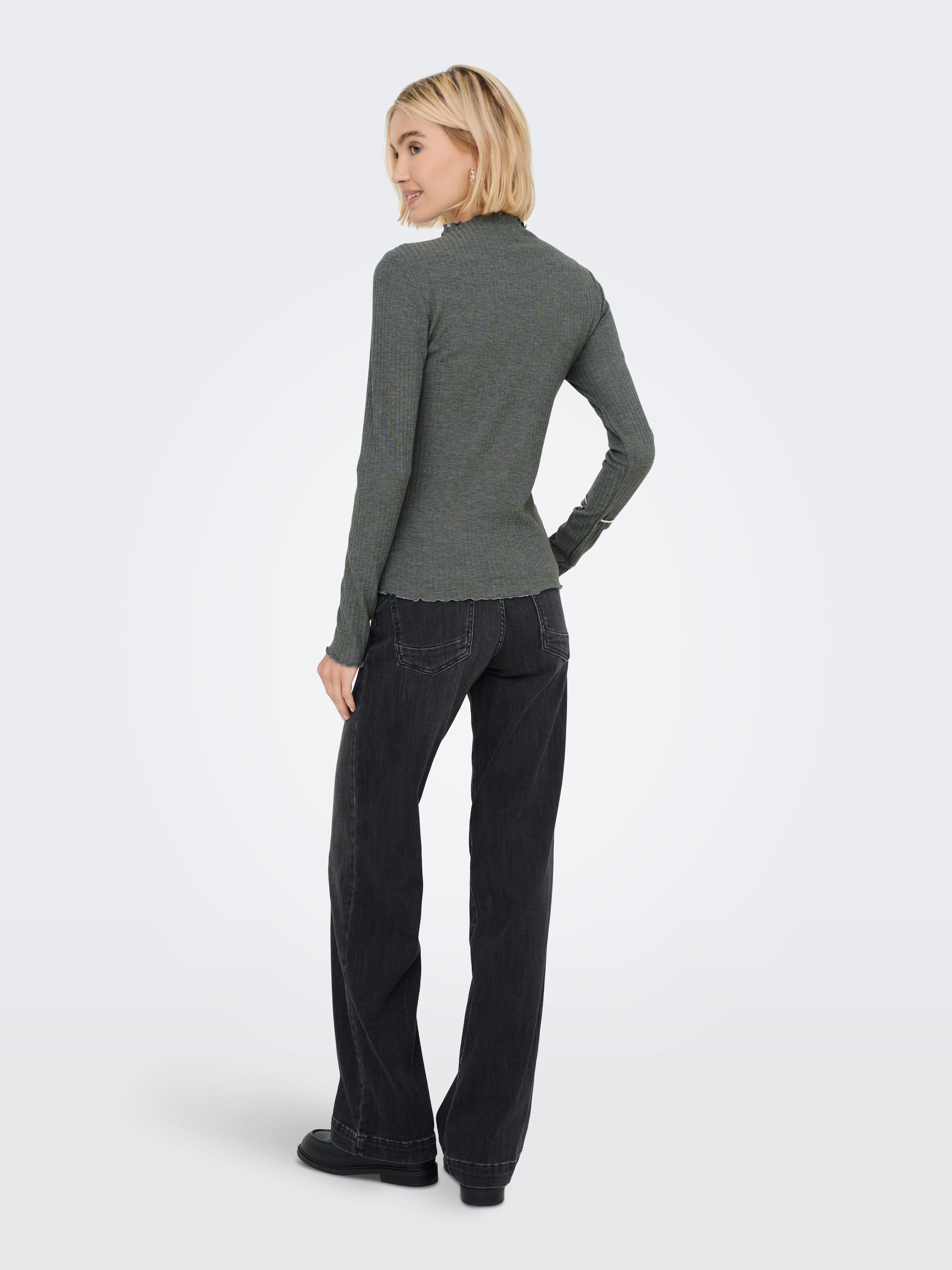 ONLY Langarmshirt »ONLEMMA L/S HIGH NECK TOP«