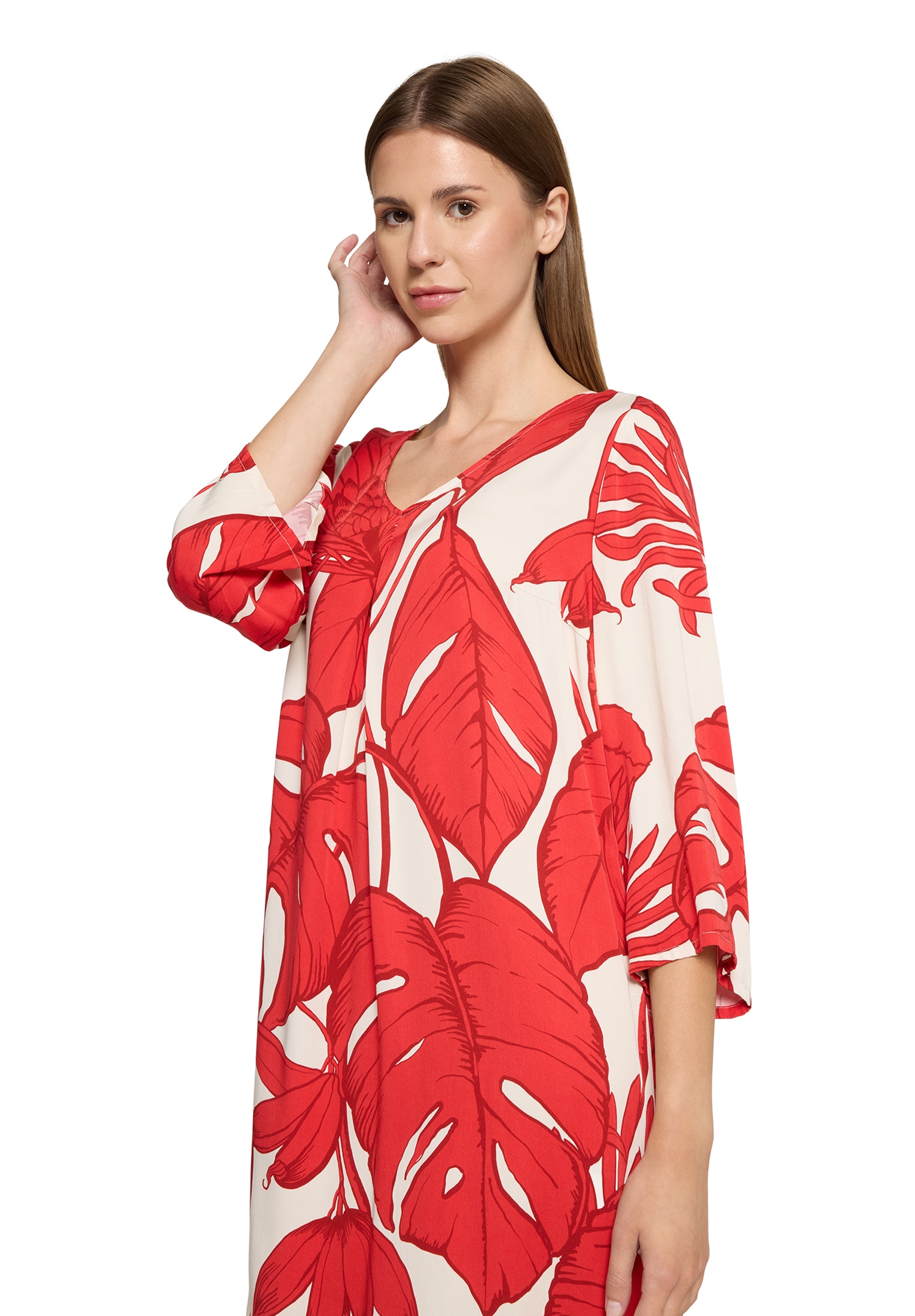 Betty Barclay Sommerkleid »Betty Barclay Damen Sommerkleid mit V-Ausschnitt«, Form