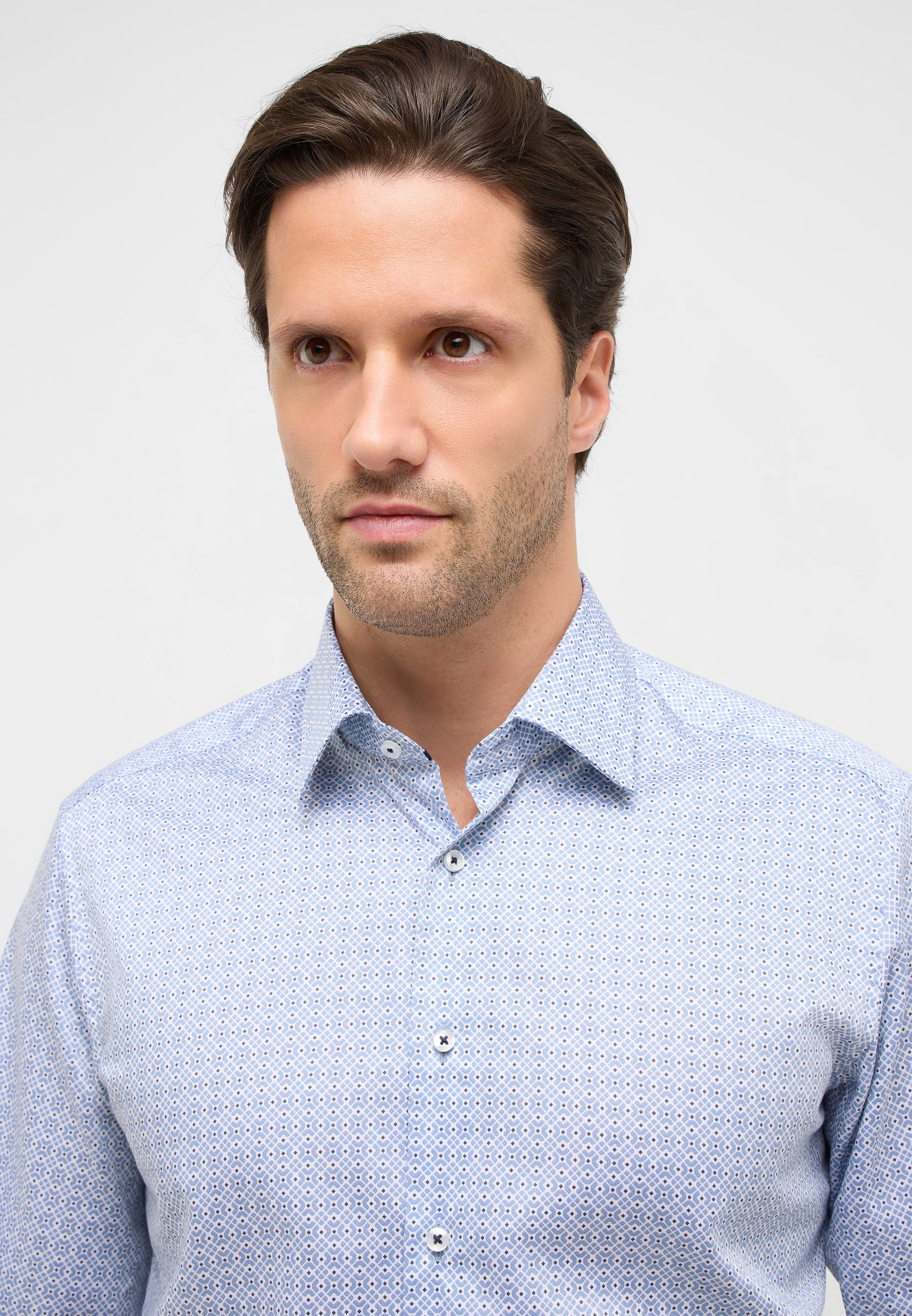 Thumbnail - Eterna Langarmhemd "MODERN FIT" NON IRON (bügelfrei)