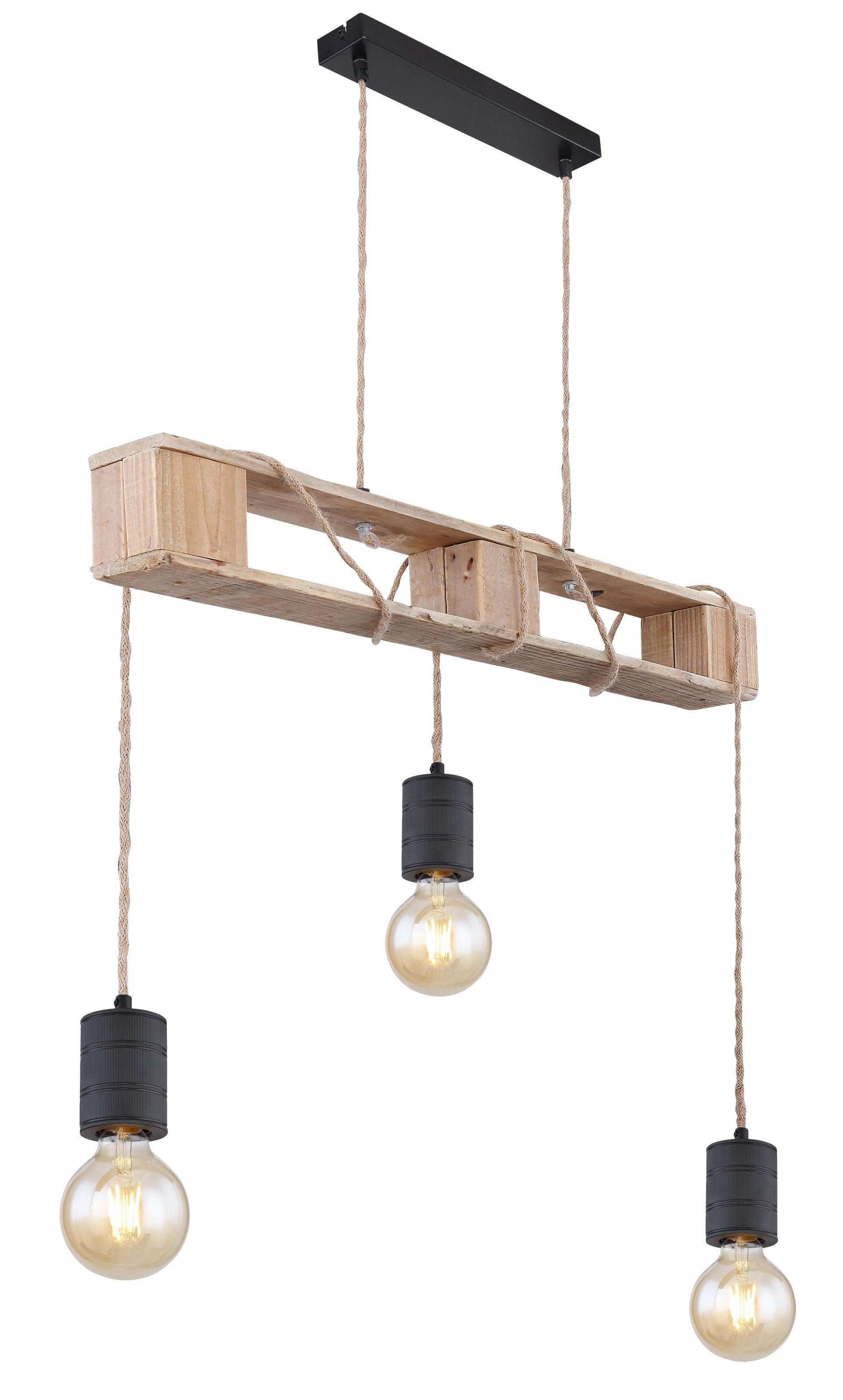 GLOBO LIGHTING Pendelleuchte »JOELLE« E27 1 Stk. Hängeleuchte, Kabel zum Herumwickeln, Höhe kürzbar, Esstisch