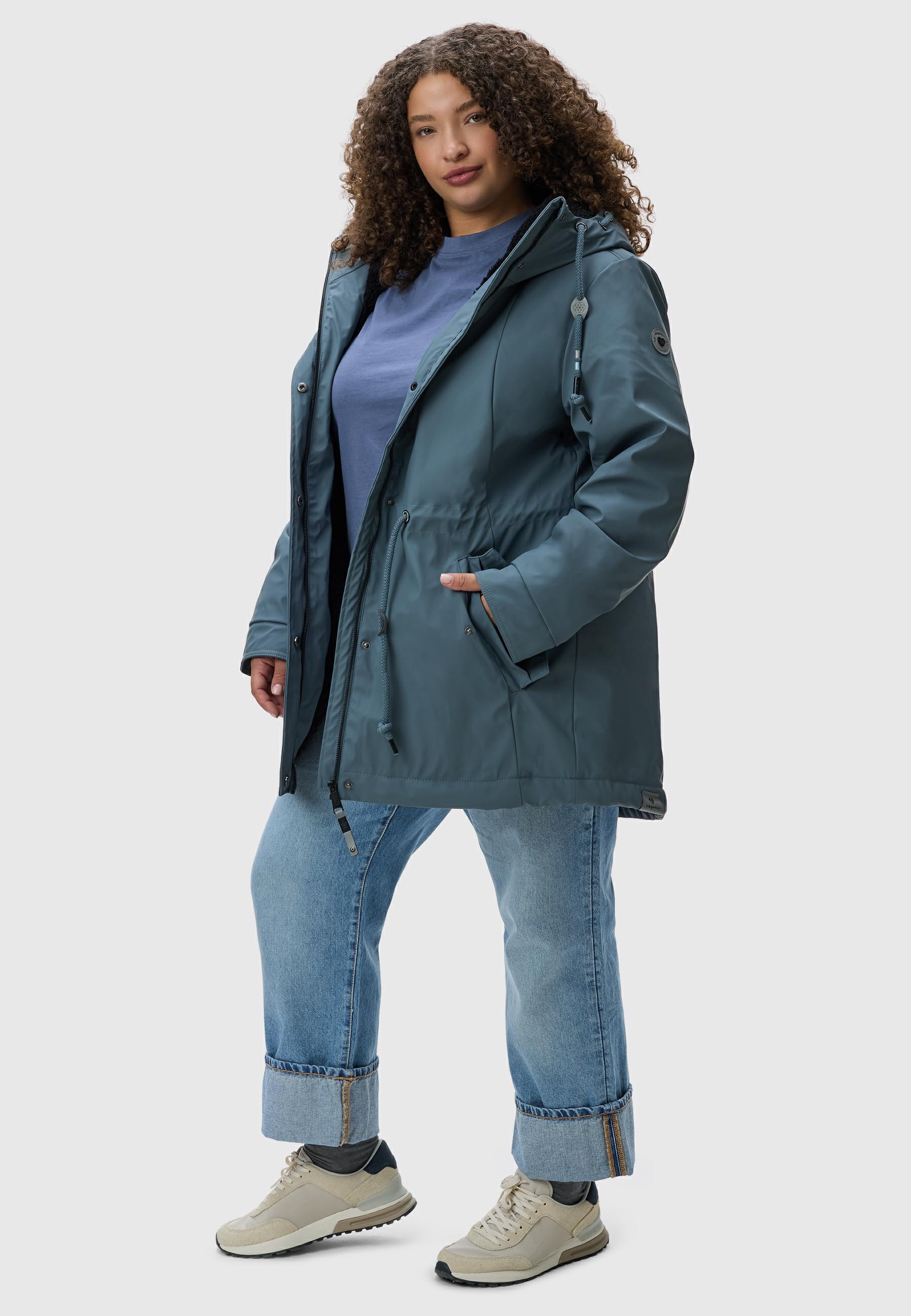 Ragwear Wintermantel »Monadis Rainy II Intl.«, sportlicher, wasserdichter Parka für den Winter