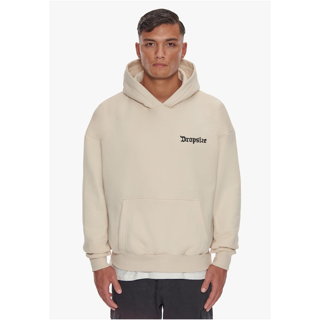 Dropsize Kapuzensweatshirt »Dropsize Herren Heavy Oversize Embo Hoodie«, (1 tlg.)