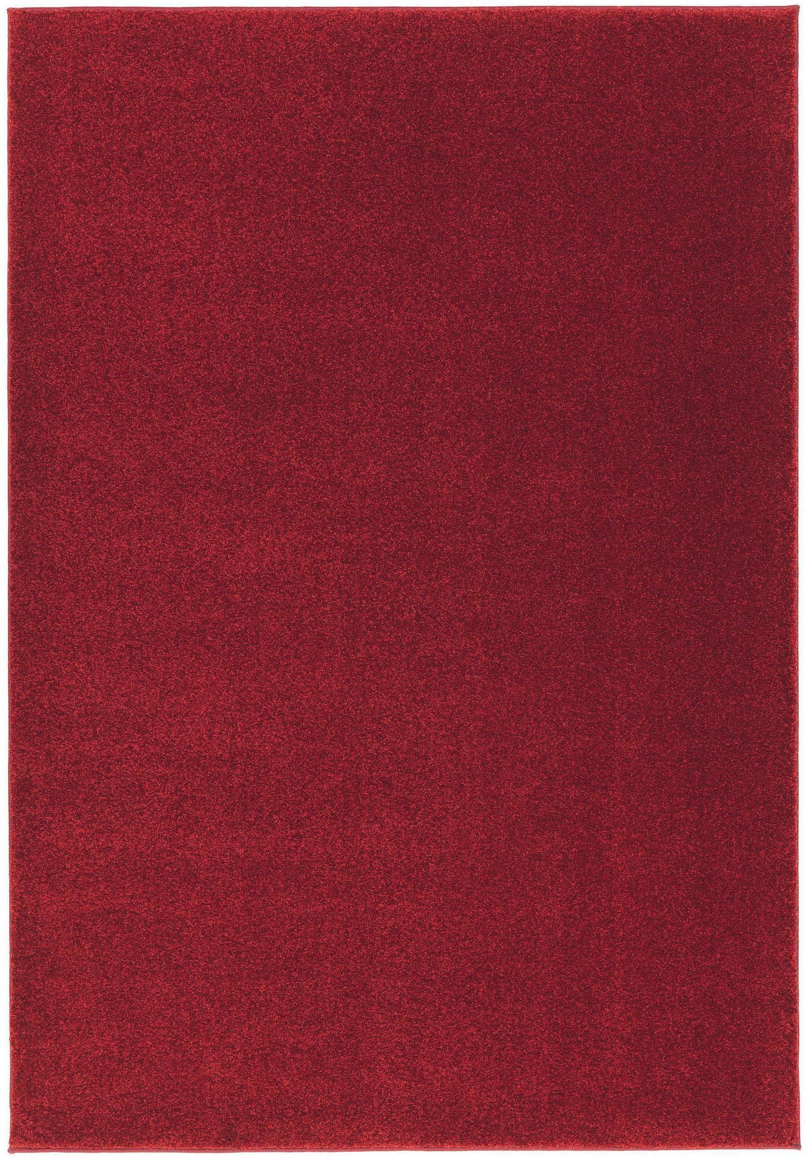 ASTRA Teppich "Samoa Uni" rechteckig 20 mm Höhe hochwertiger Kurzflor in vi günstig online kaufen
