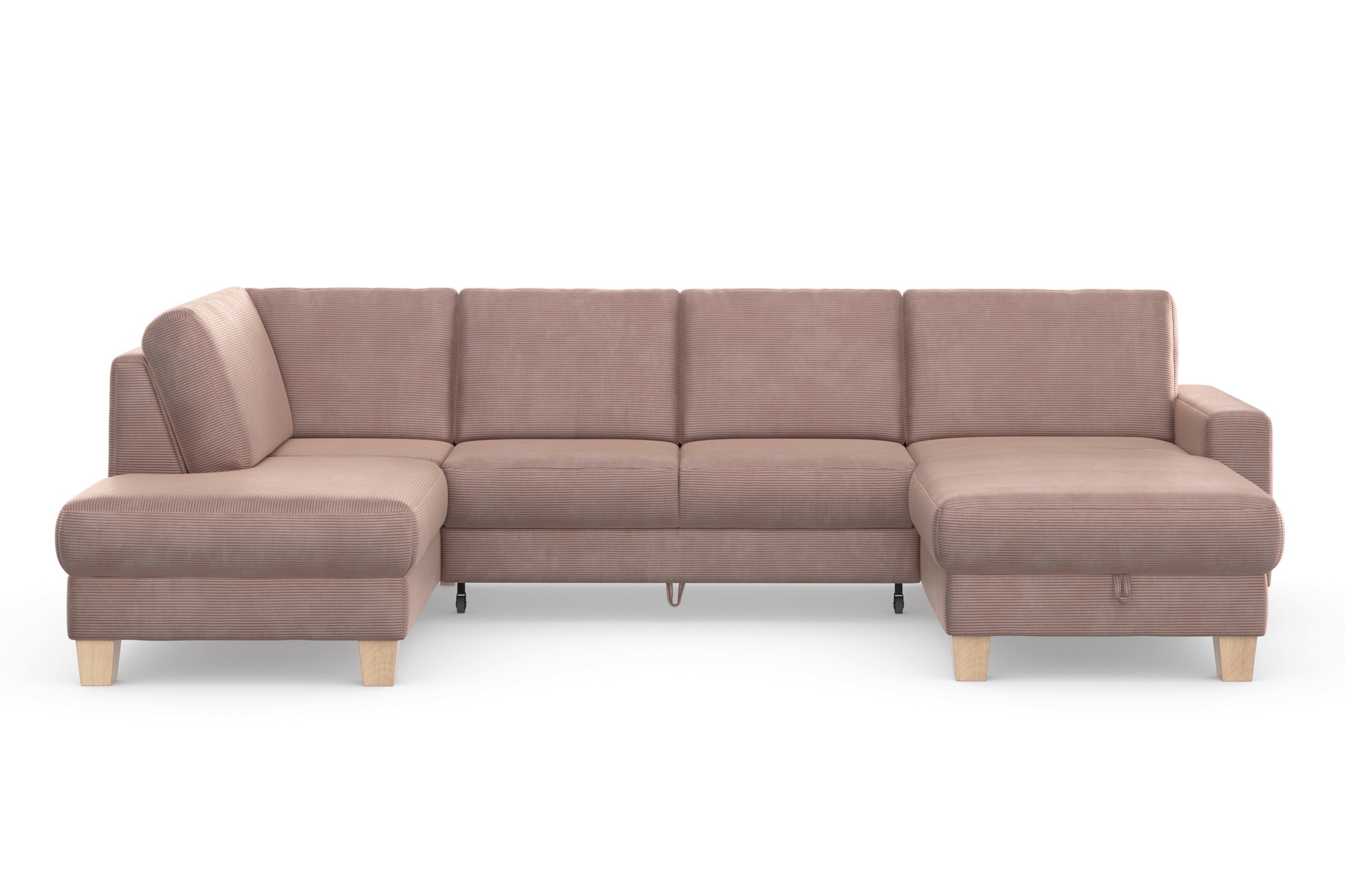 Home affaire Wohnlandschaft "Summer U-Form" mit oder ohne Bettfunktion und günstig online kaufen