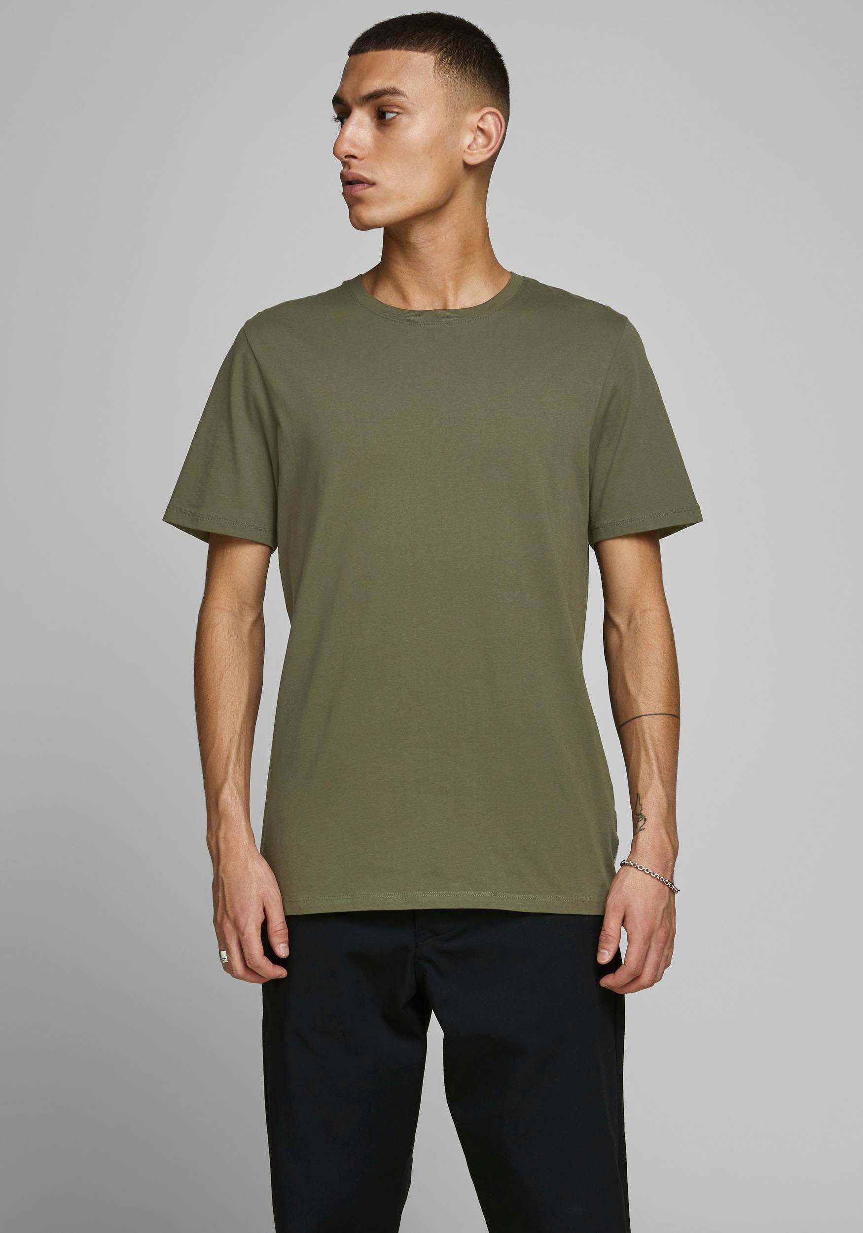 Jack & Jones Rundhalsshirt "JJEORGANIC BASIC TEE SS O-NECK NOOS" günstig online kaufen