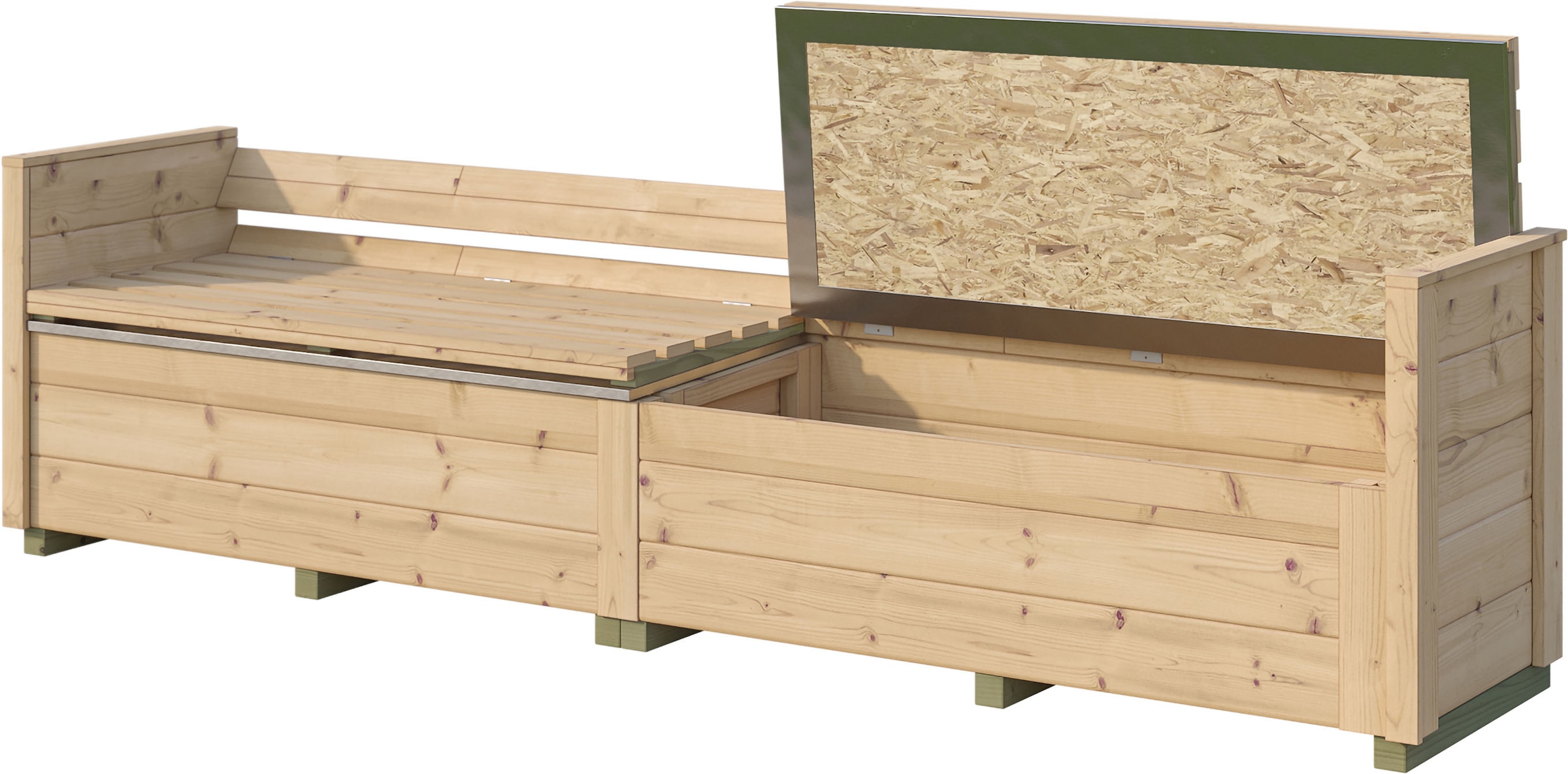 weka Sitztruhe »optionale Erweiterung für Gartenhaus Killarney« verschiedene Farben und Größen