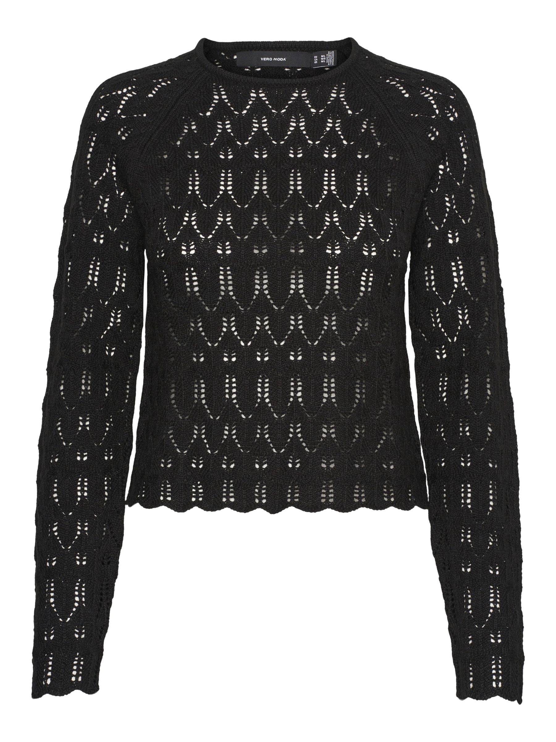 Vero Moda Strickpullover »VMNEWFABIENNE LS O-NECK PULLOVER NOOS«