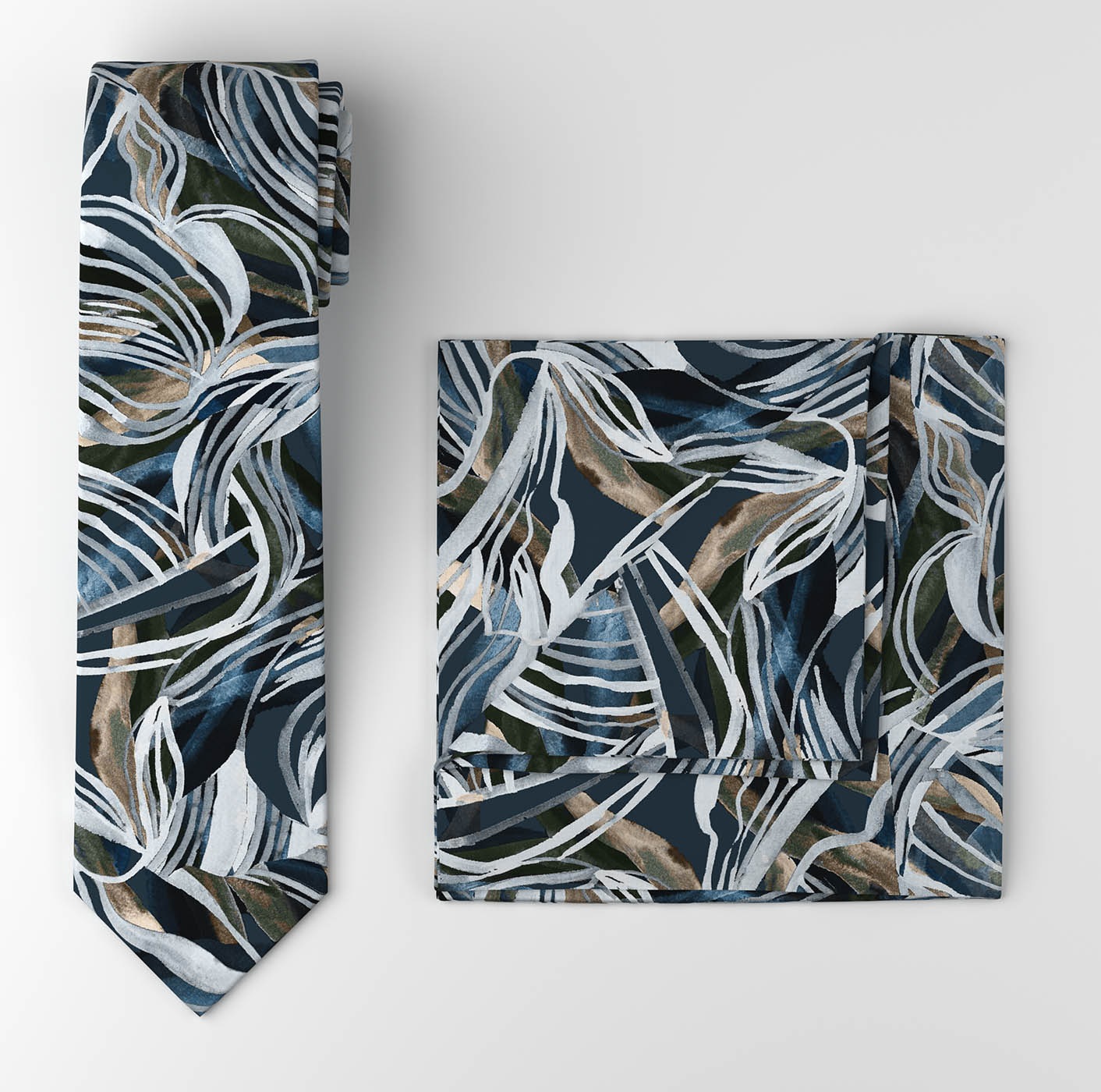 OLYMP Krawatte Set, 2 Stk. Set mit Einstecktuch günstig online kaufen